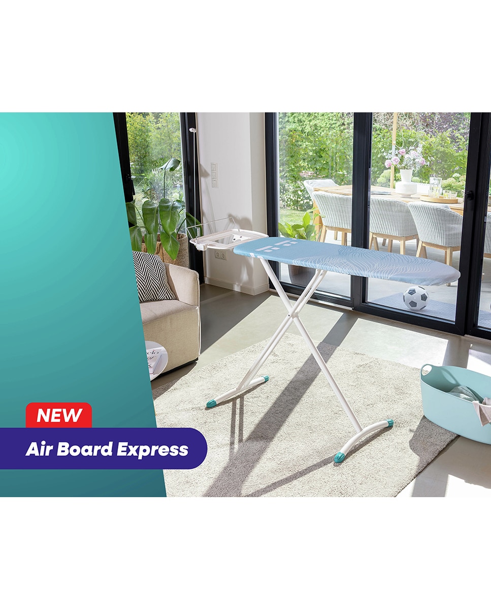 Tábua de Engomar Air Board Express M 120 x 36 cm Solid Azul-5