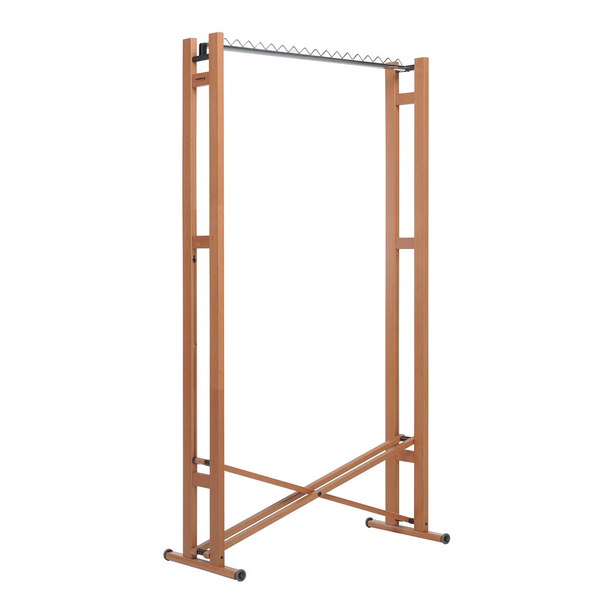 Perchero - parabán plegable Snake grande Foppapedretti - Nogal 90 cm Nogal-1