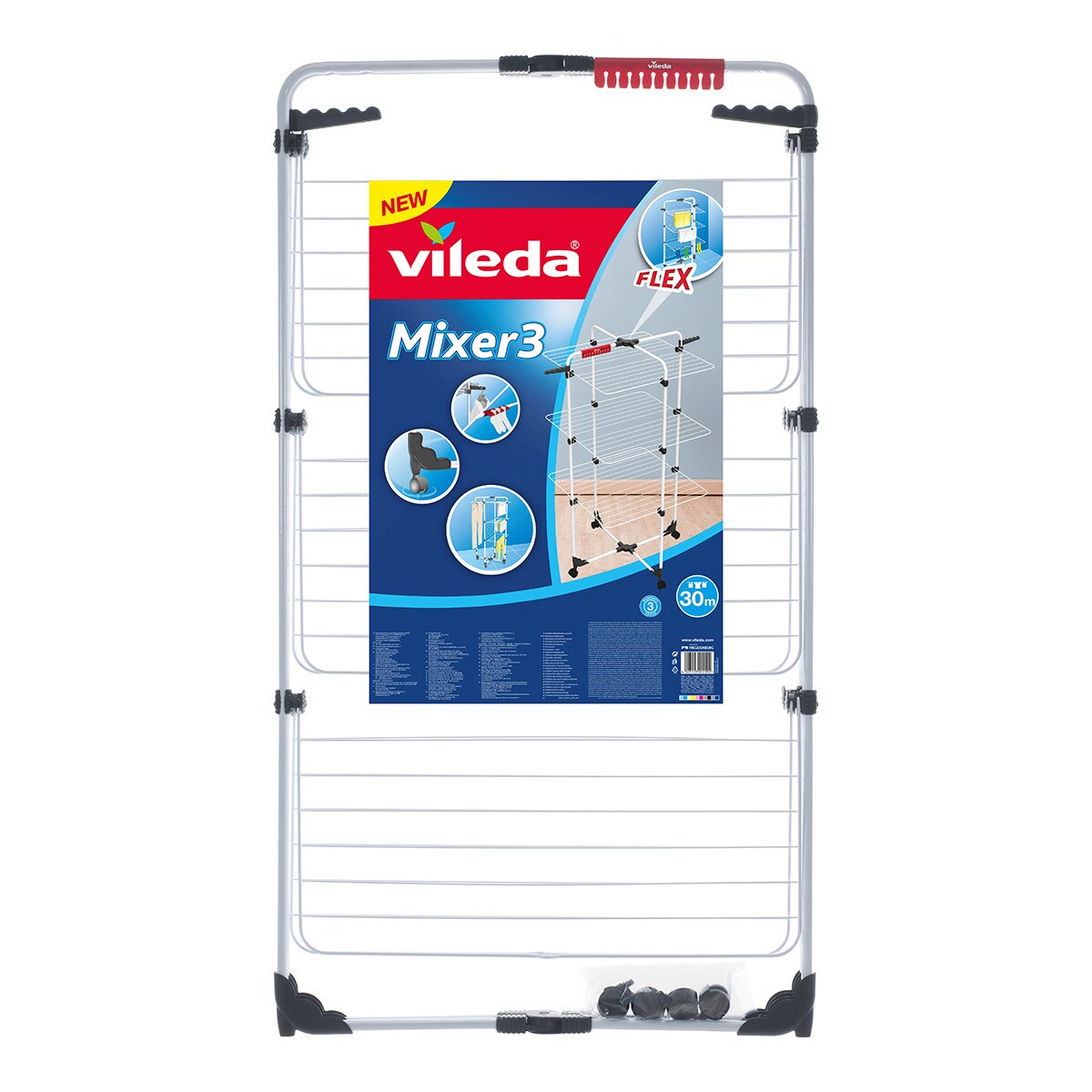 Estendal torre Mixer 3 Vileda Branco-7