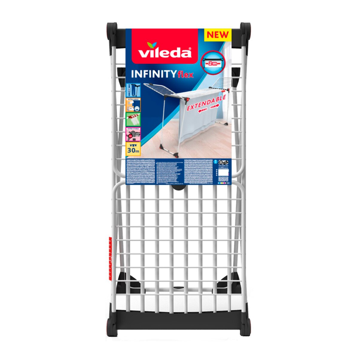 Estendal extensível Infinity Branco-5