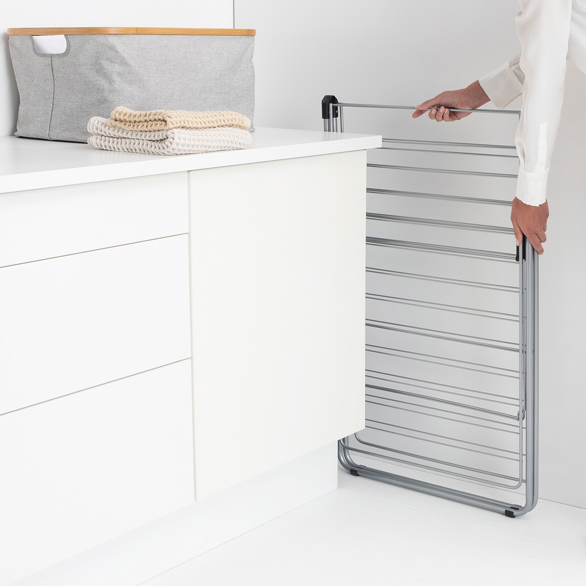 Estendal com abas 25 metros Hangon Cinzento-12