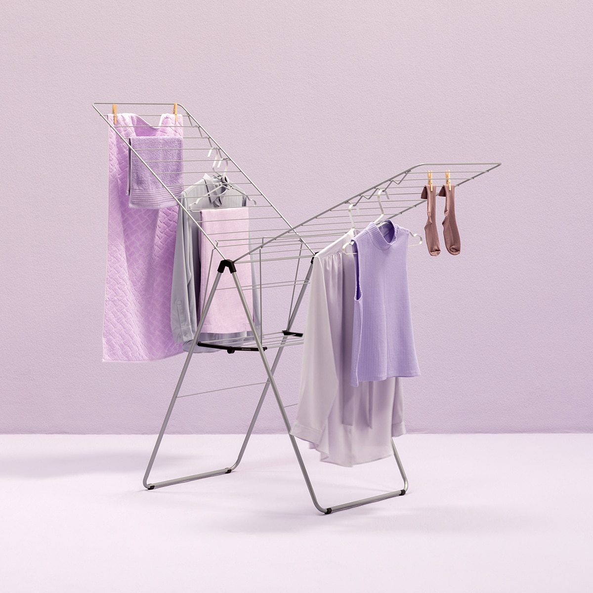 Estendal com abas 25 metros Hangon Cinzento-15