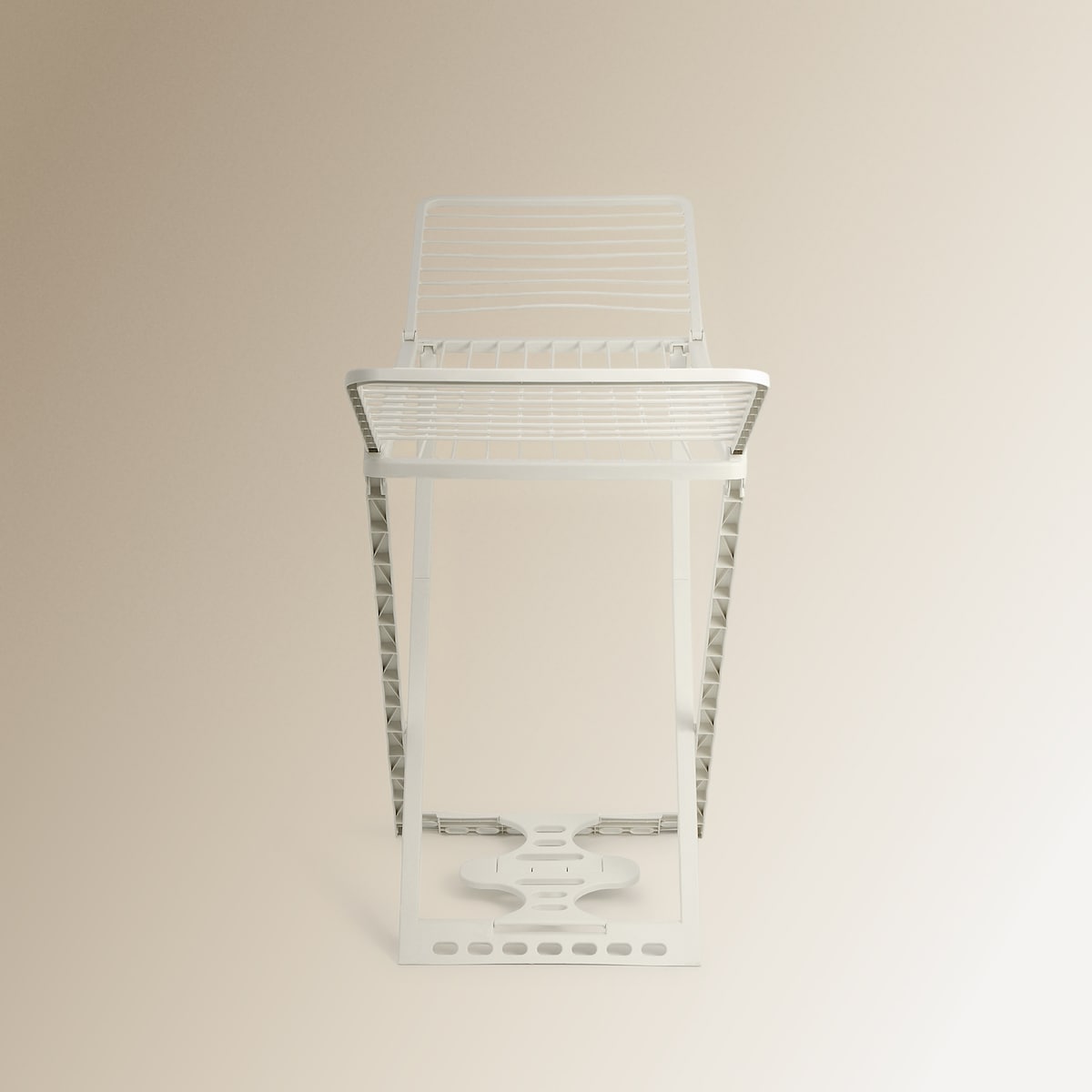 Tendedero de resina con alas El Corte Inglés Blanco-3