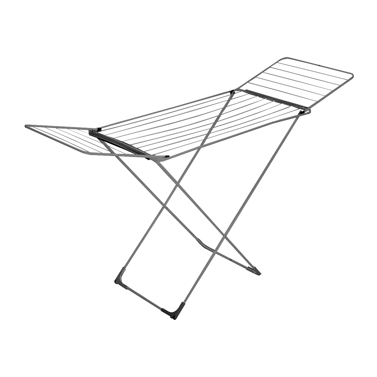 Imagen 0 de Tendedero plegable de acero reforzado con ruedas Basics El Corte Inglés