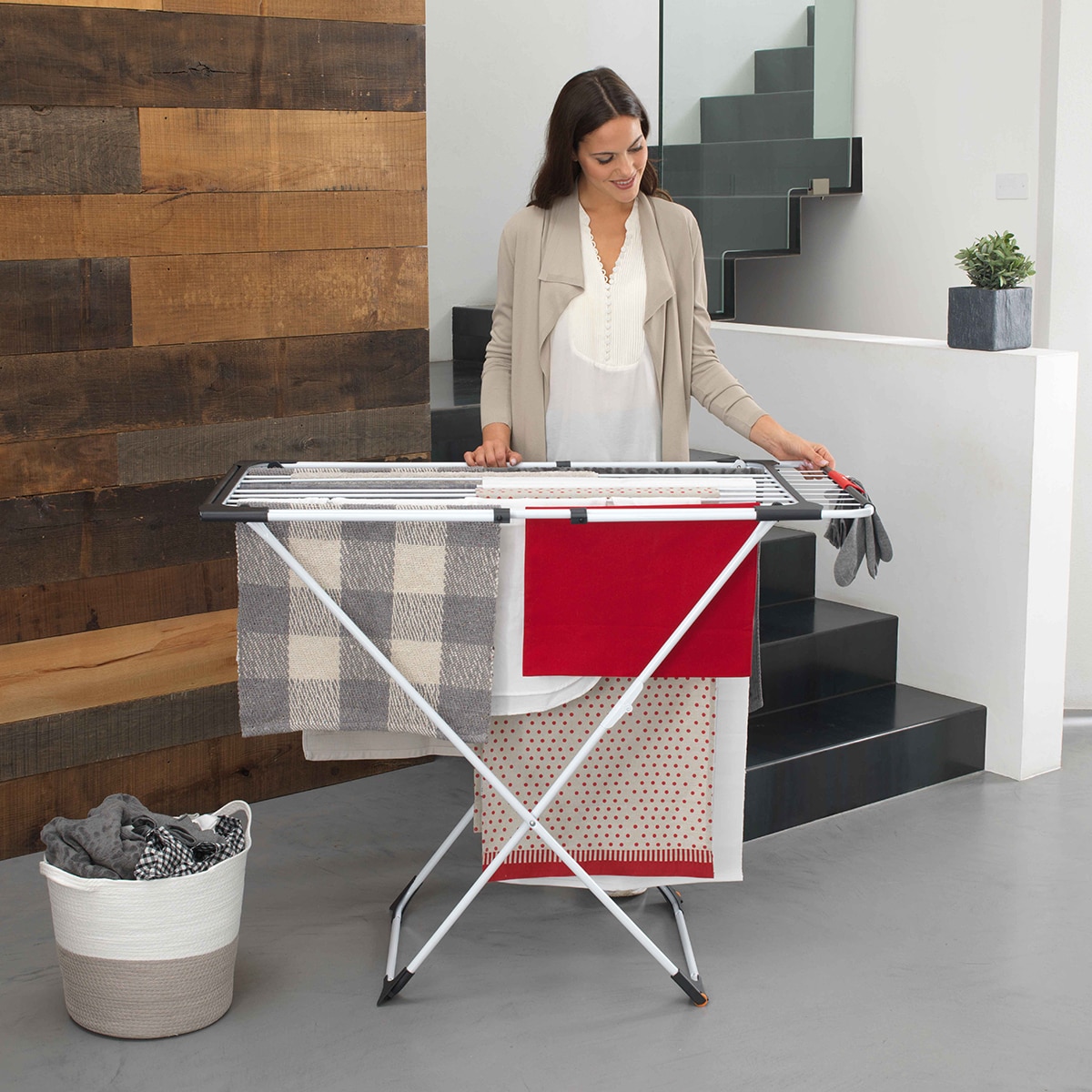 Tendedero extensible Surprise Vileda Blanco-3