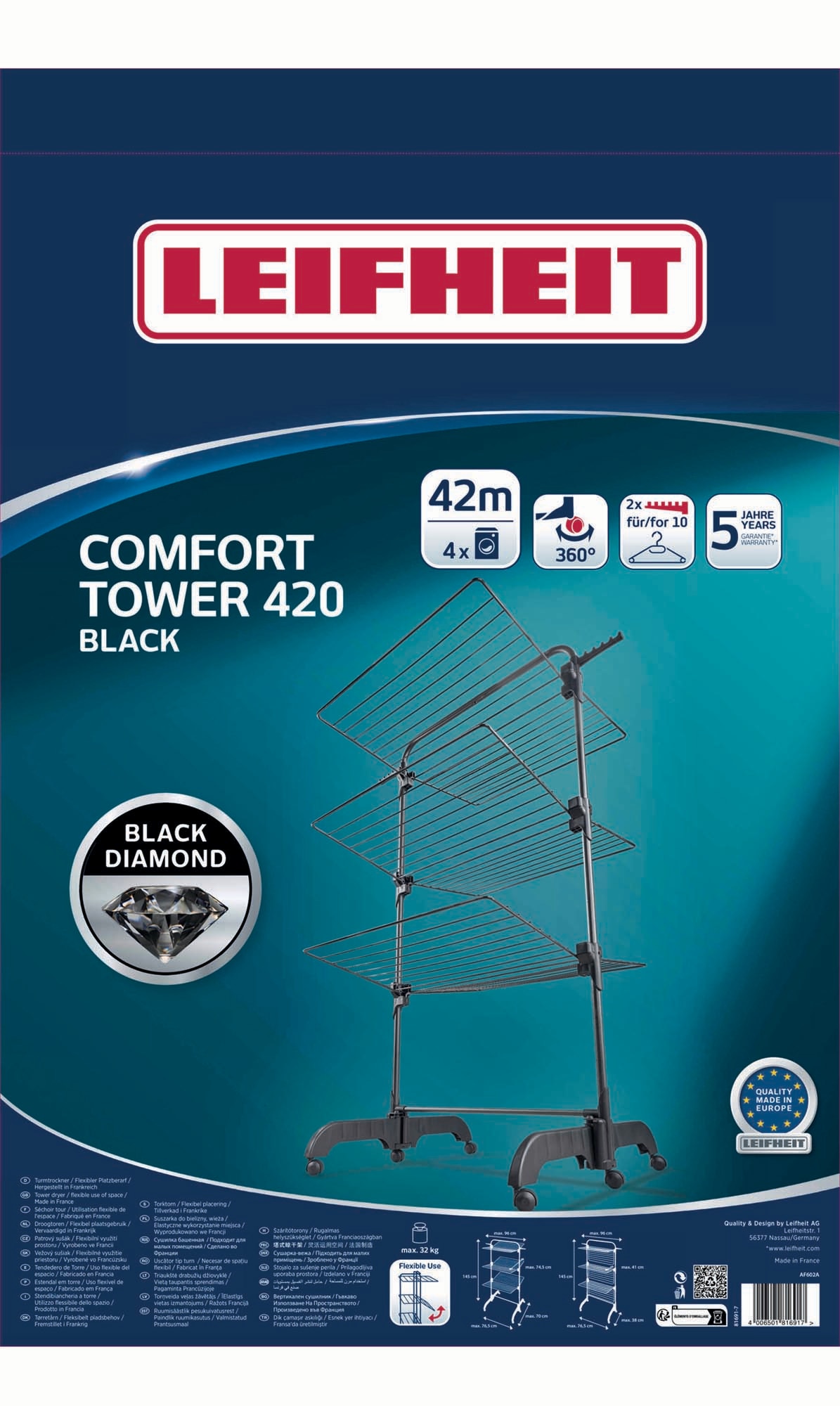 Estendal Classic Torre Comfort Diamond Antracite-7