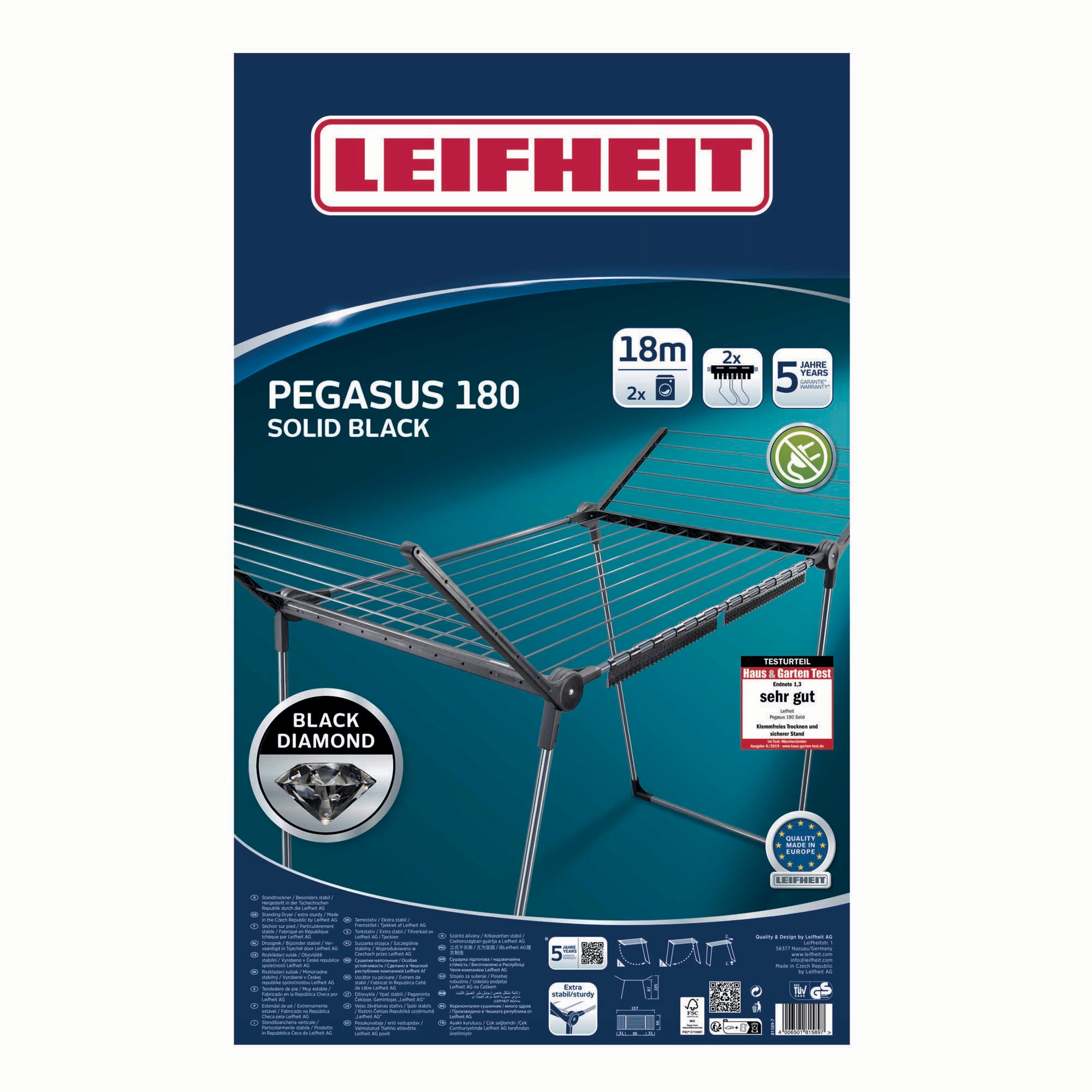 Estendal Pegasus 180 Black Diamond Antracite-8