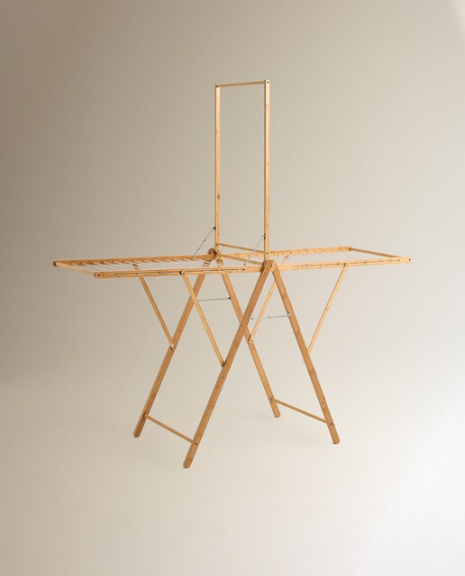 Imagem 0 de Estendal Dobrável com Barra Bambu