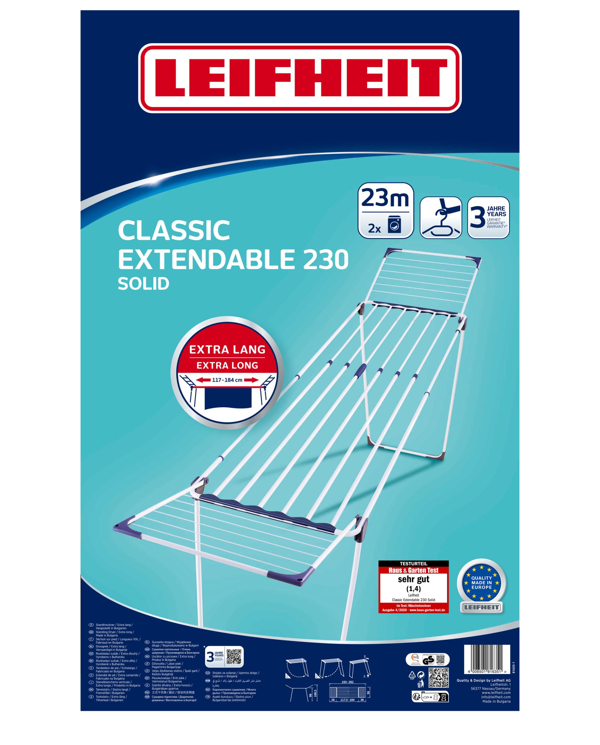 Imagen 9 de Tendedero Classic extensible 230 Solid - Azul Azul