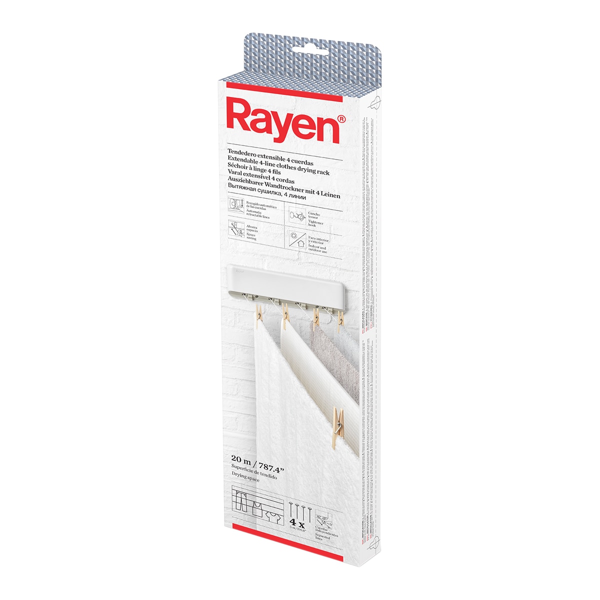 Estendal automático Rayen Branco-9