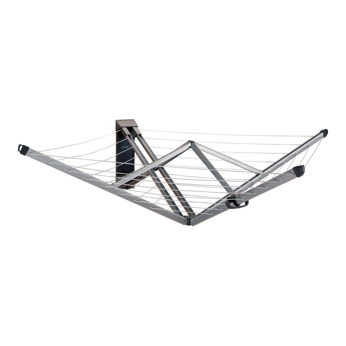 Estendal para exterior e interior dobrável Wallfix Cinzento-1