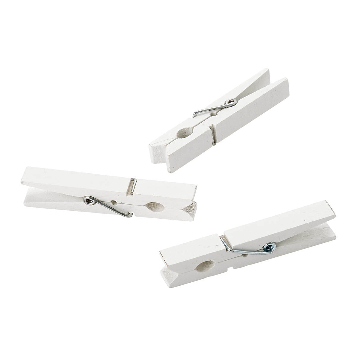 Imagen 0 de Set de 24 pinzas de madera blancas El Corte Inglés