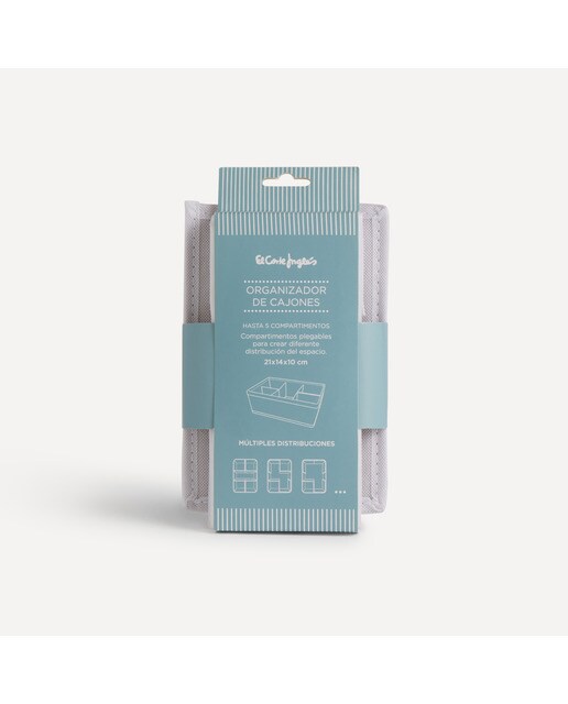 Organizador de Gavetas com Compartimentos Branco-6