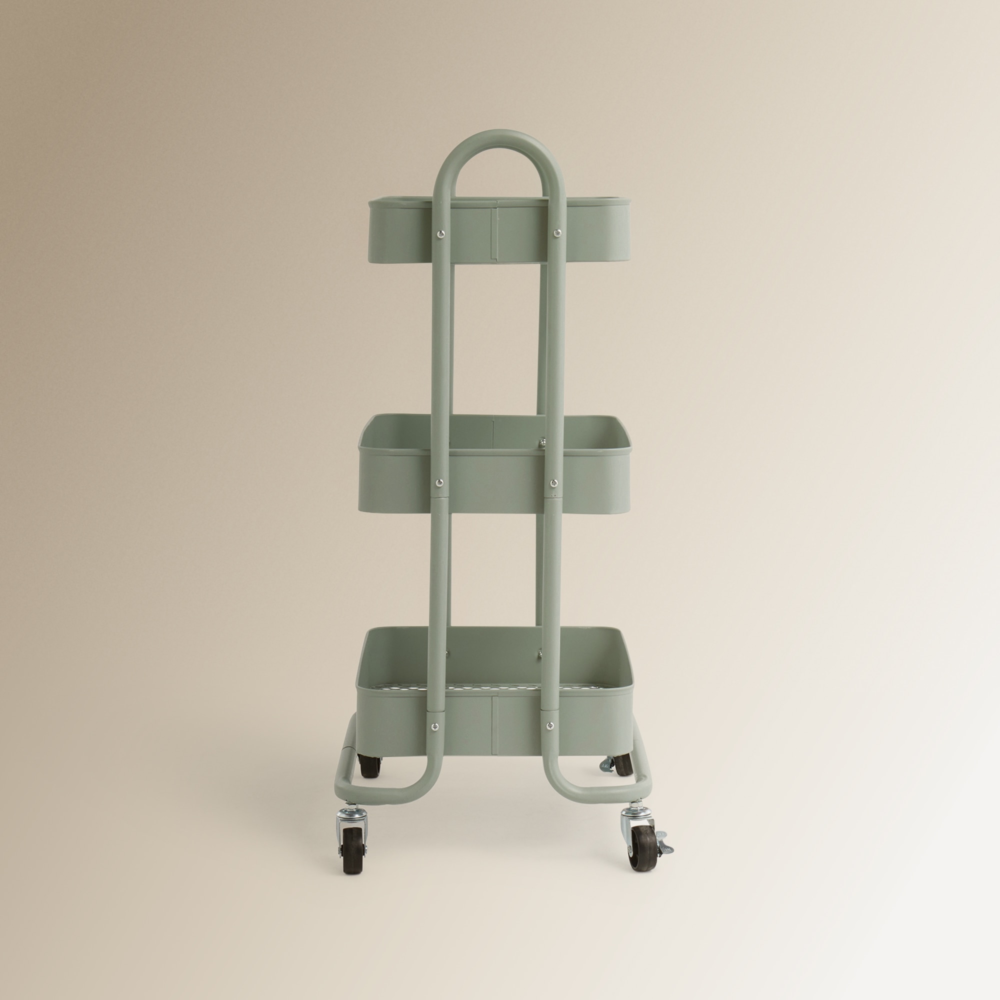 Carrinho multiusos de aço Verde-antiquário-3