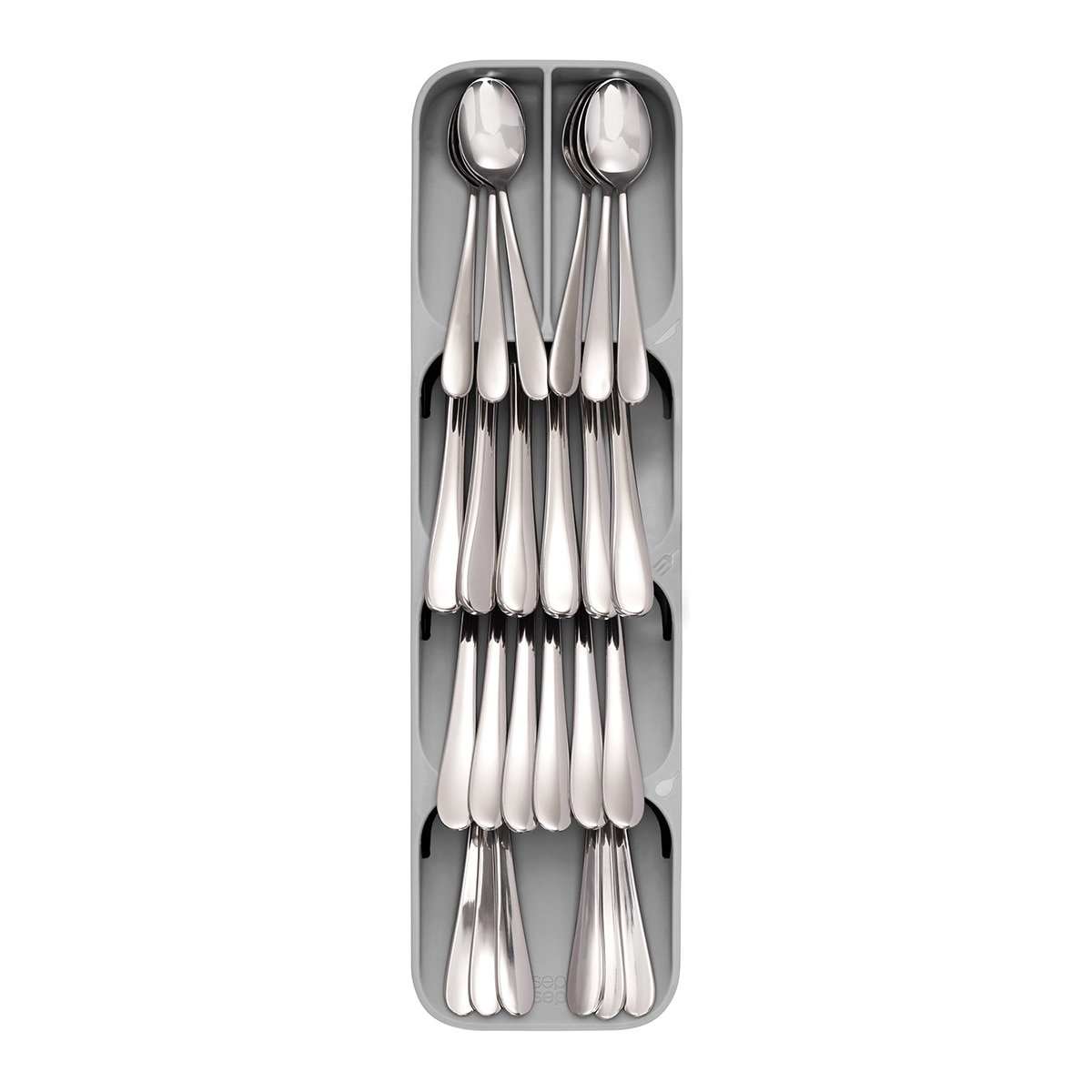 Tabuleiro de talheres compacto DrawerStore™ Cinzento-3