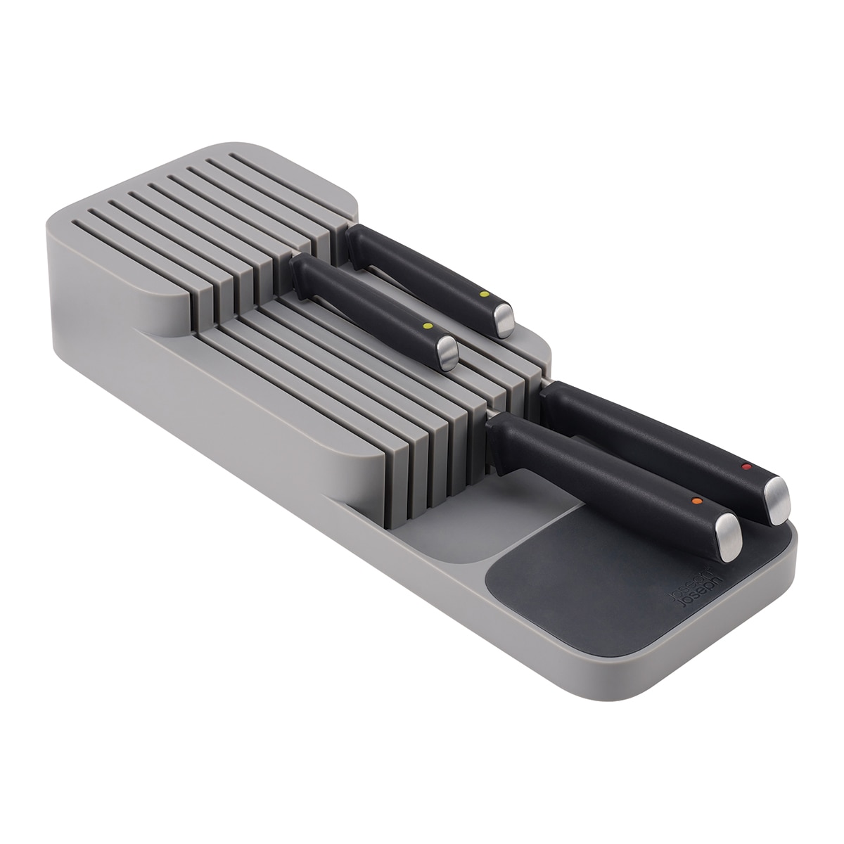 Organizador de facas compacto DrawerStore™ Cinzento-2