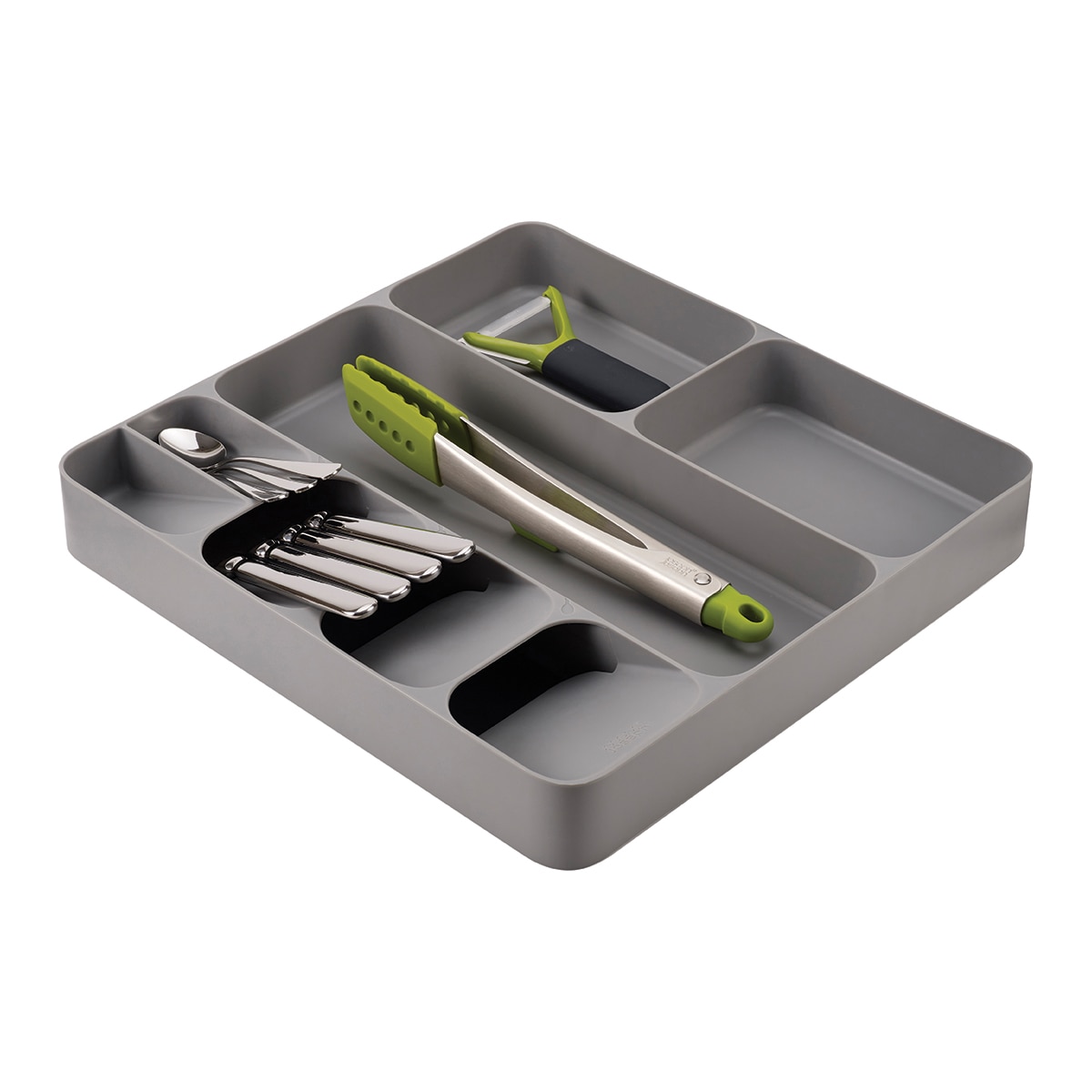 Tabuleiro de talheres DrawerStore™ Cinzento-2