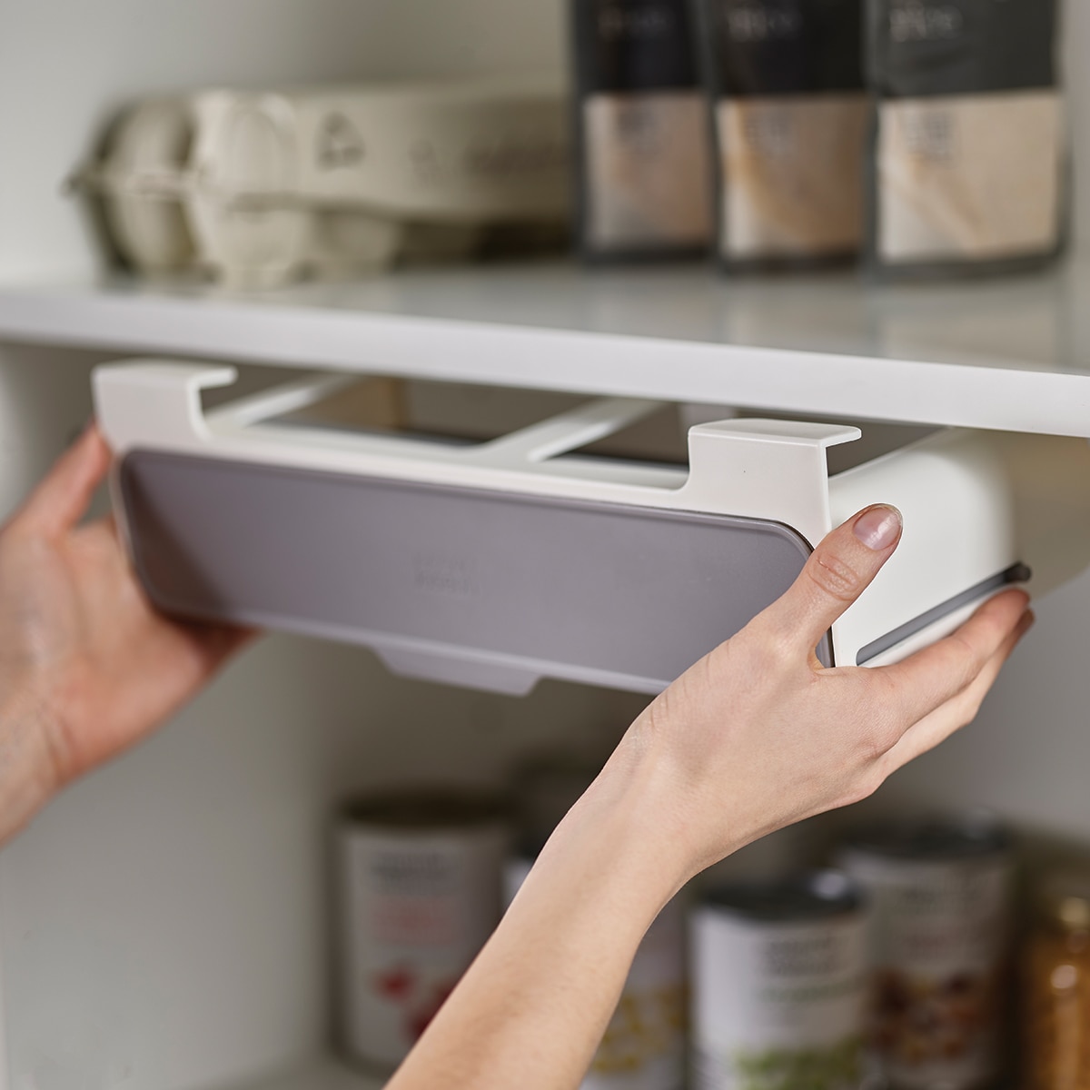 Organizador de especiarias CupboardStore™ Cinzento-3