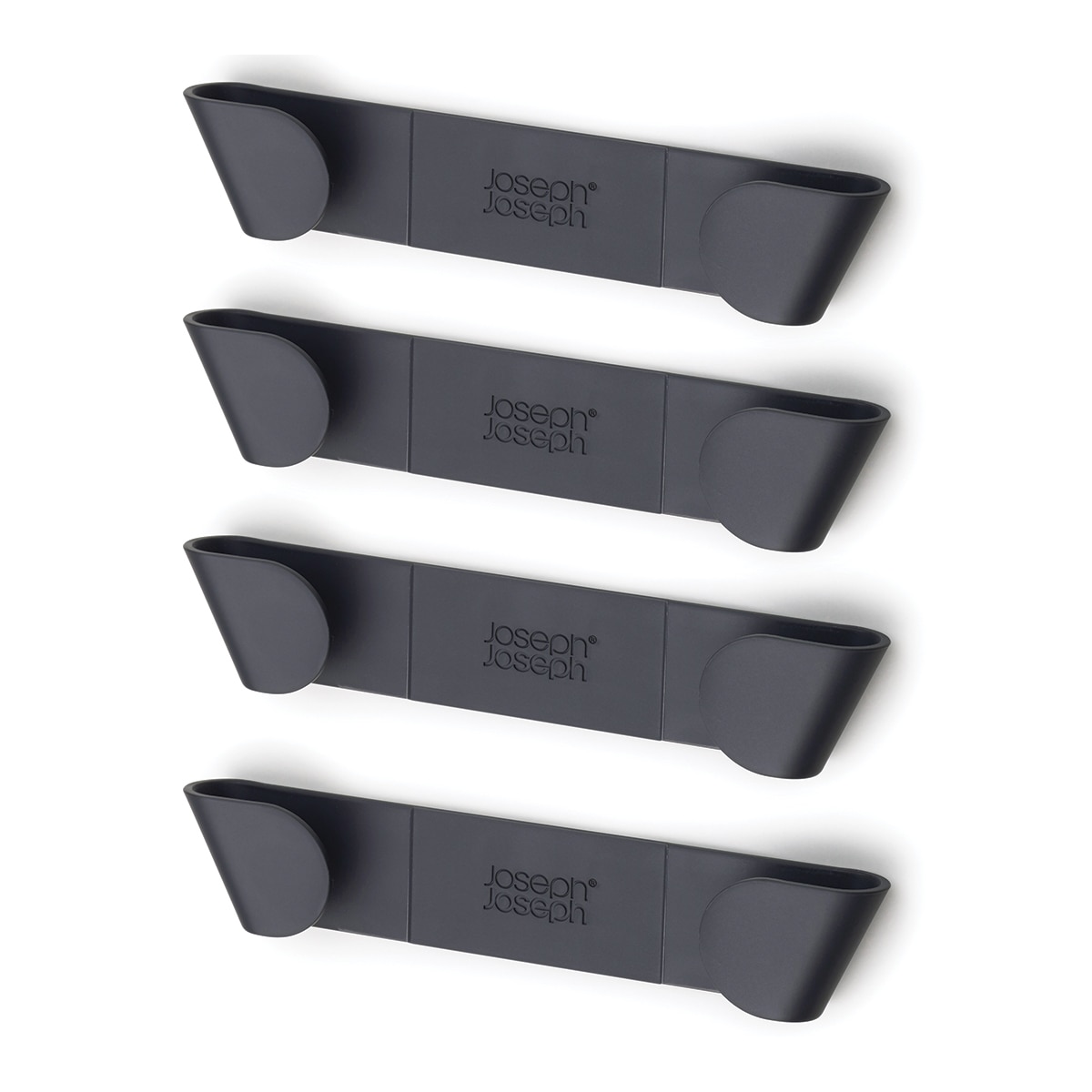 Conjunto de 4 organizadores de tampas CupboardStore™ Cinzento-1