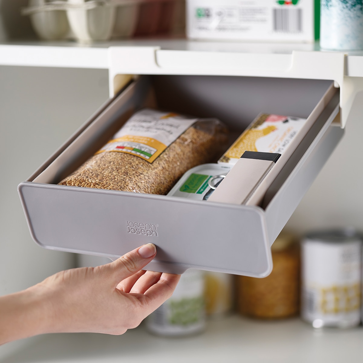 Gaveta extra de cozinha CupboardStore™ Cinzento-5