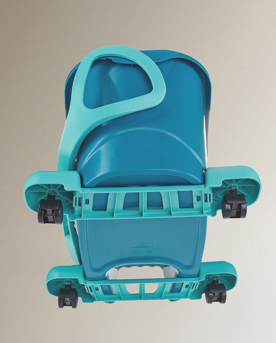 Rodas de conjunto de esfregona Twist Disc Mop Azul-3