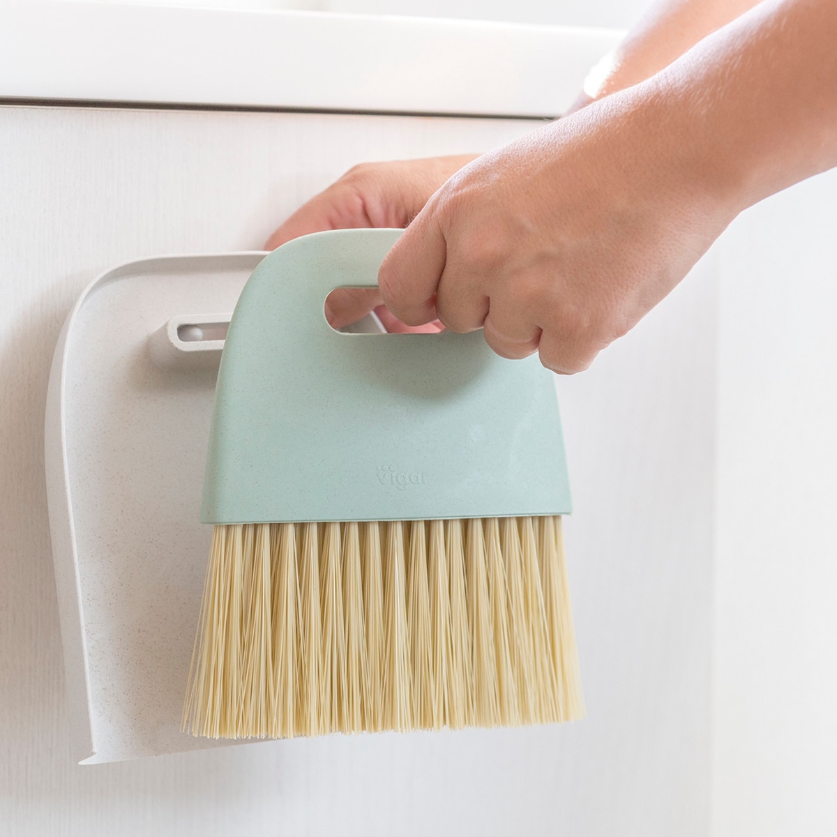 Conjunto escova e recolhedor ecológico Handy Mini Zeroline Cinzento-5