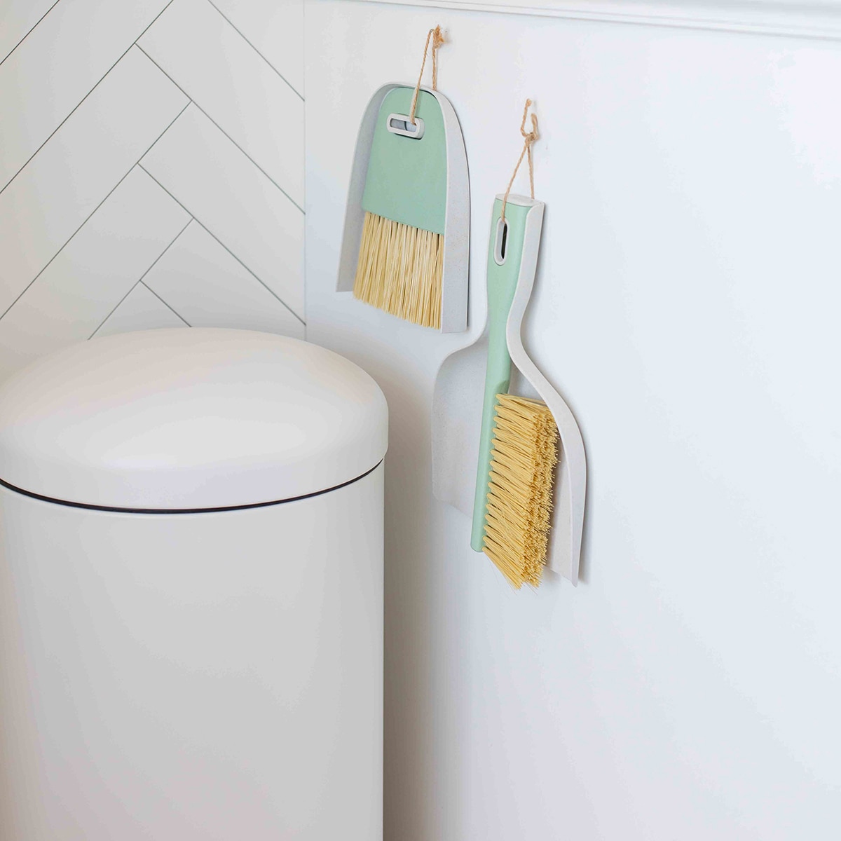 Conjunto escova e recolhedor ecológico Handy Mini Zeroline Cinzento-8