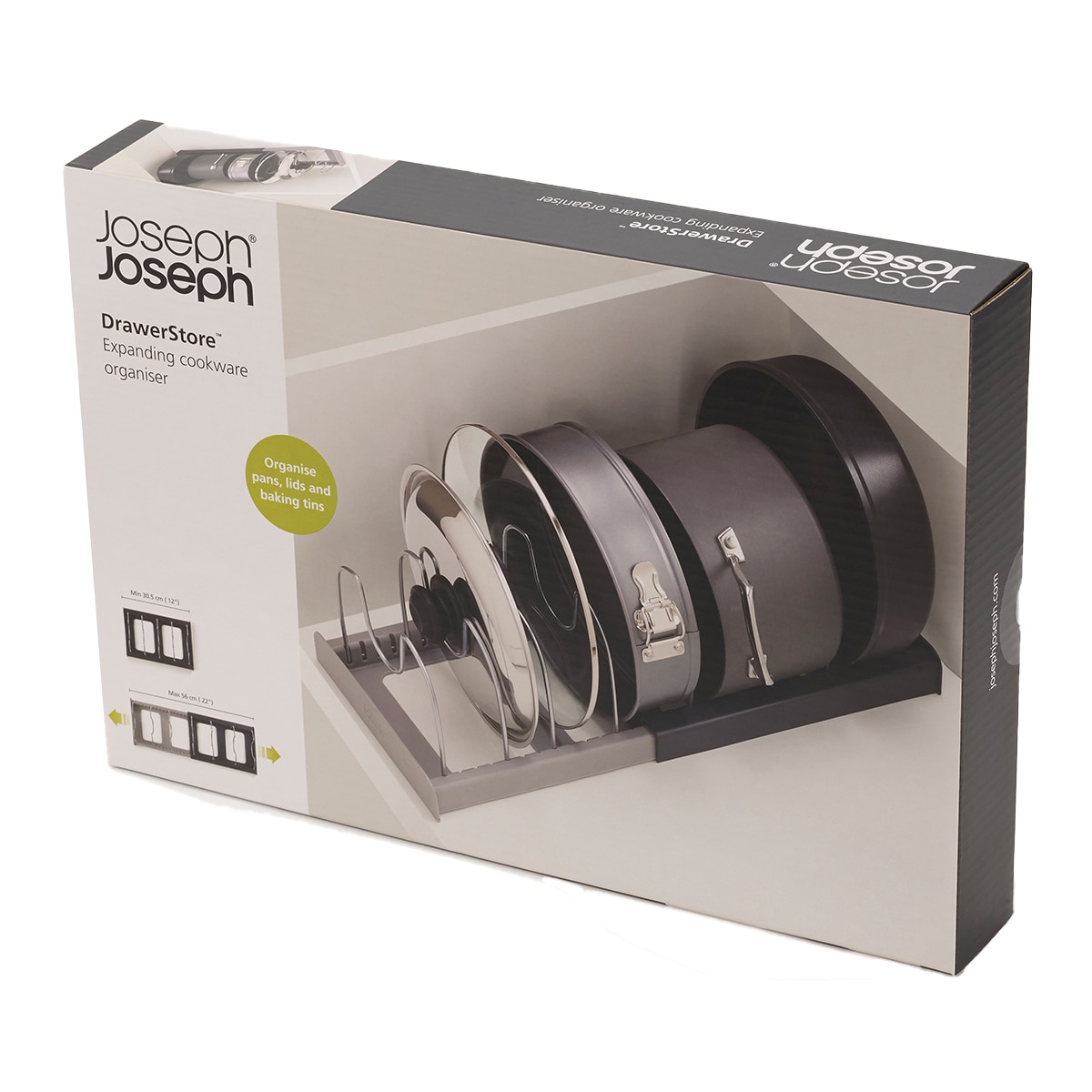 Organizador de utensílios de cozinha extensível CupboardStore™ Cinzento-9