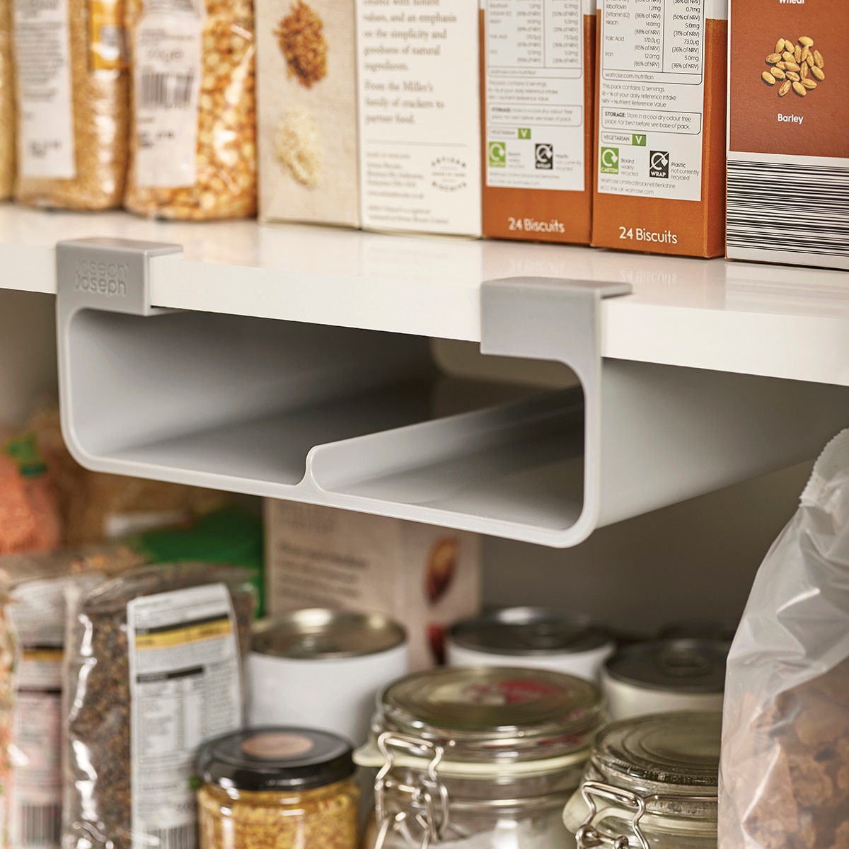 Organizador de sacos de cozinha CupboardStore™ Cinzento-4