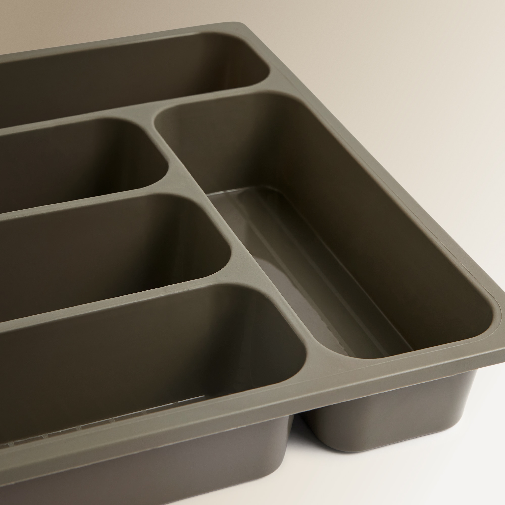 Faqueiro Pequeno de 5 Compartimentos Cinzento-escuro-2