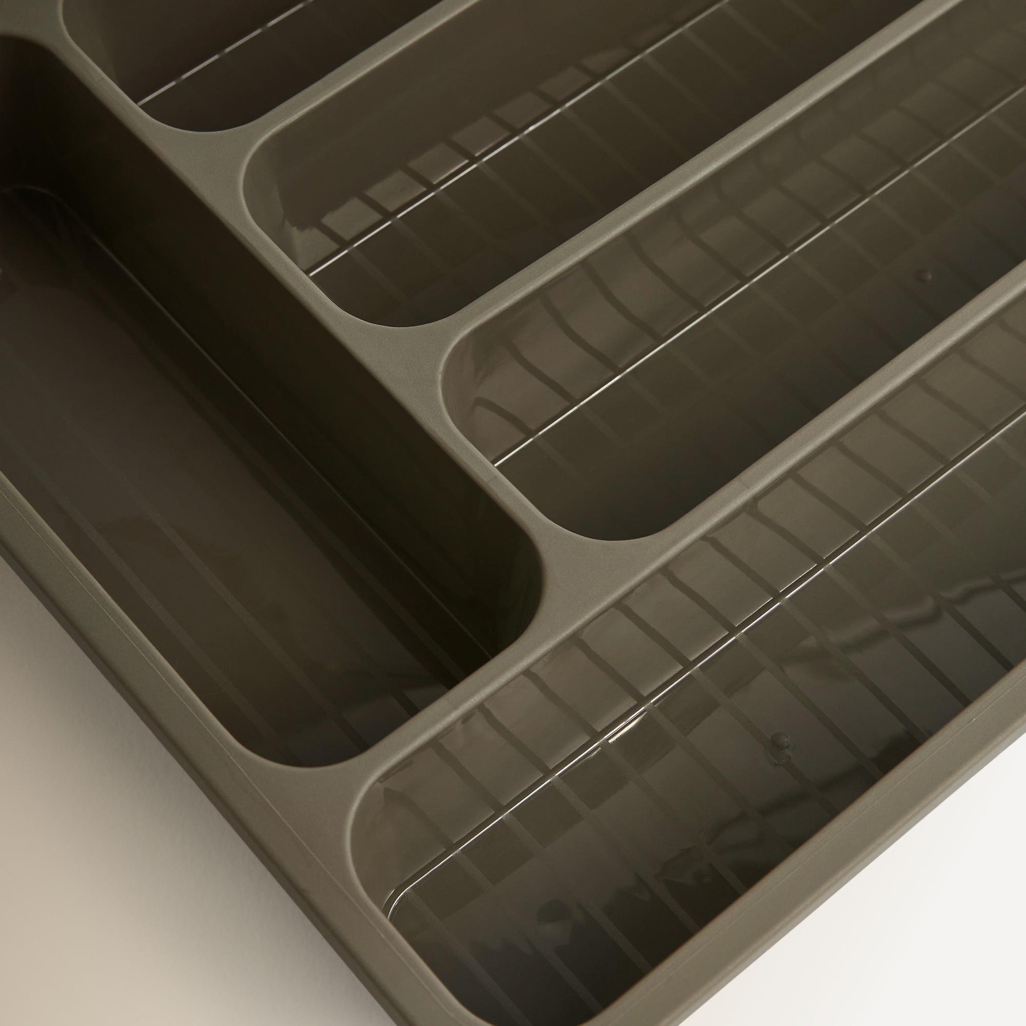 Faqueiro Pequeno de 5 Compartimentos Cinzento-escuro-3