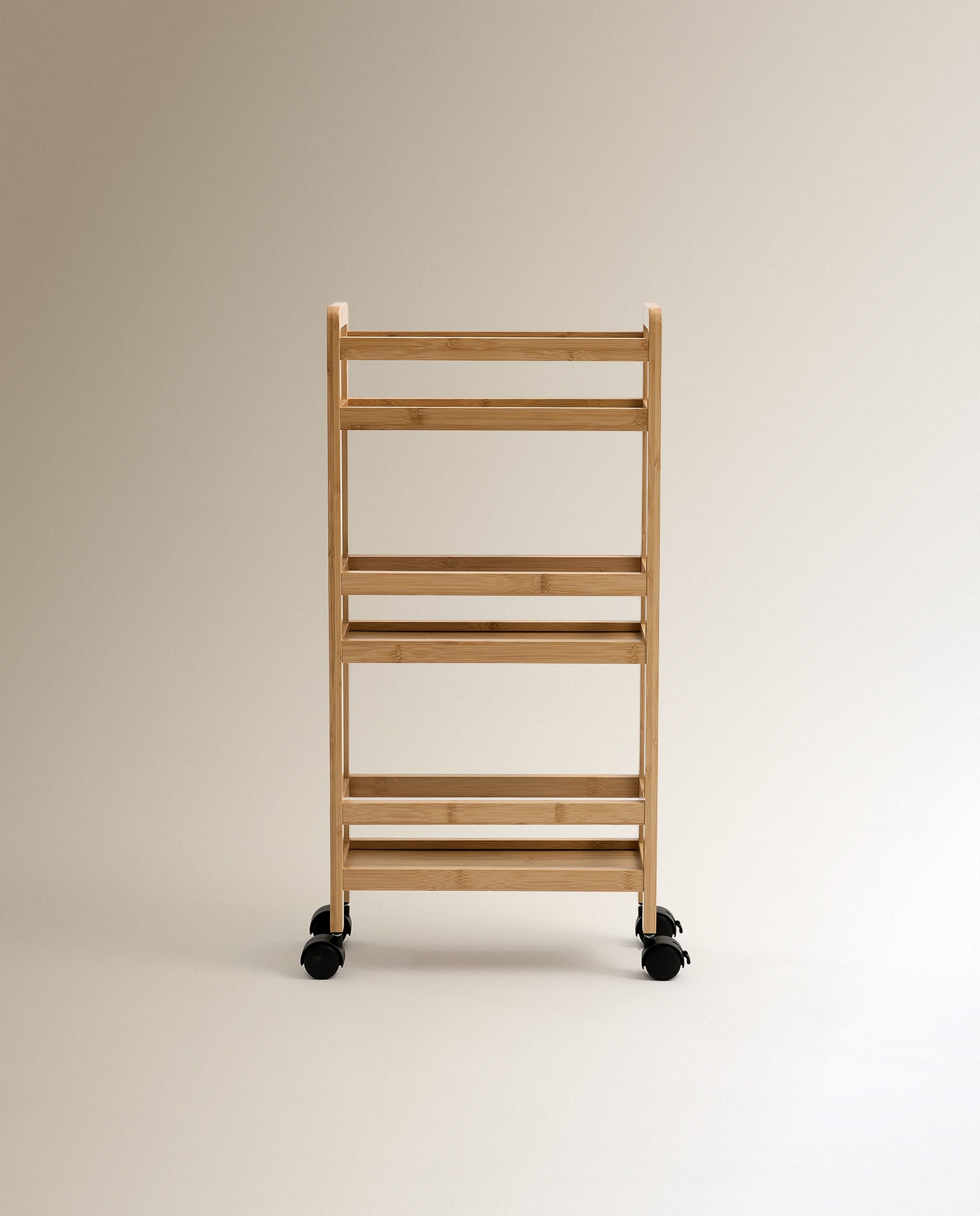 Carrinho Multiusos Bambu Natural-2