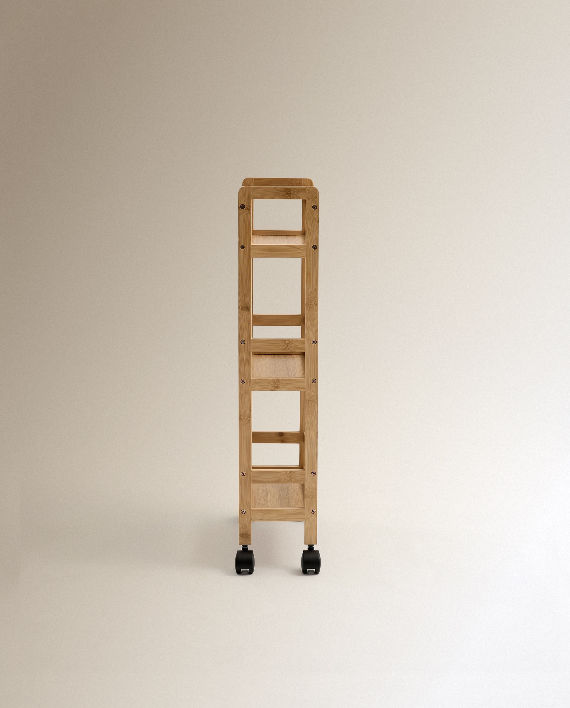 Carrinho Multiusos Bambu Natural-3