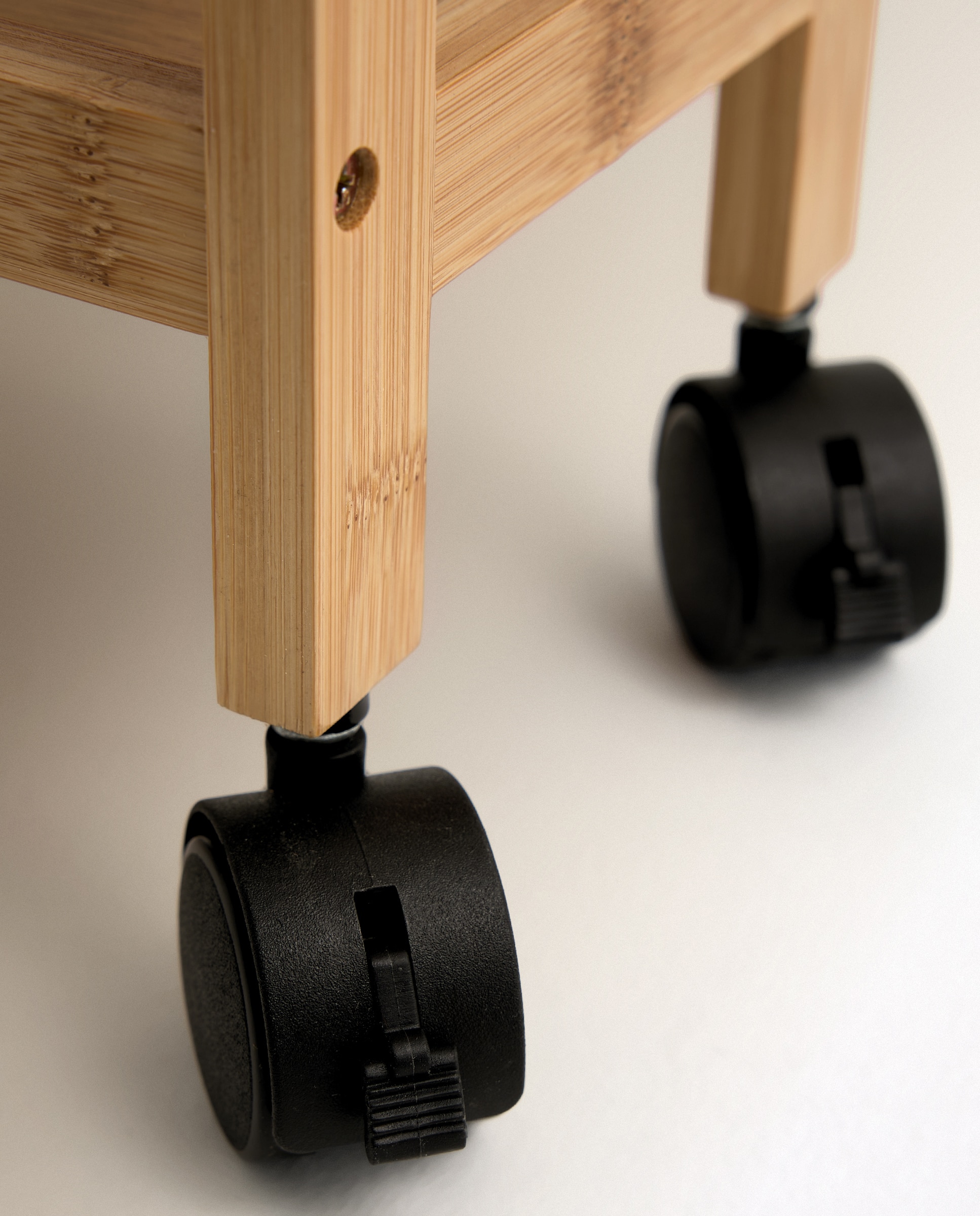 Carrinho Multiusos Bambu Natural-5