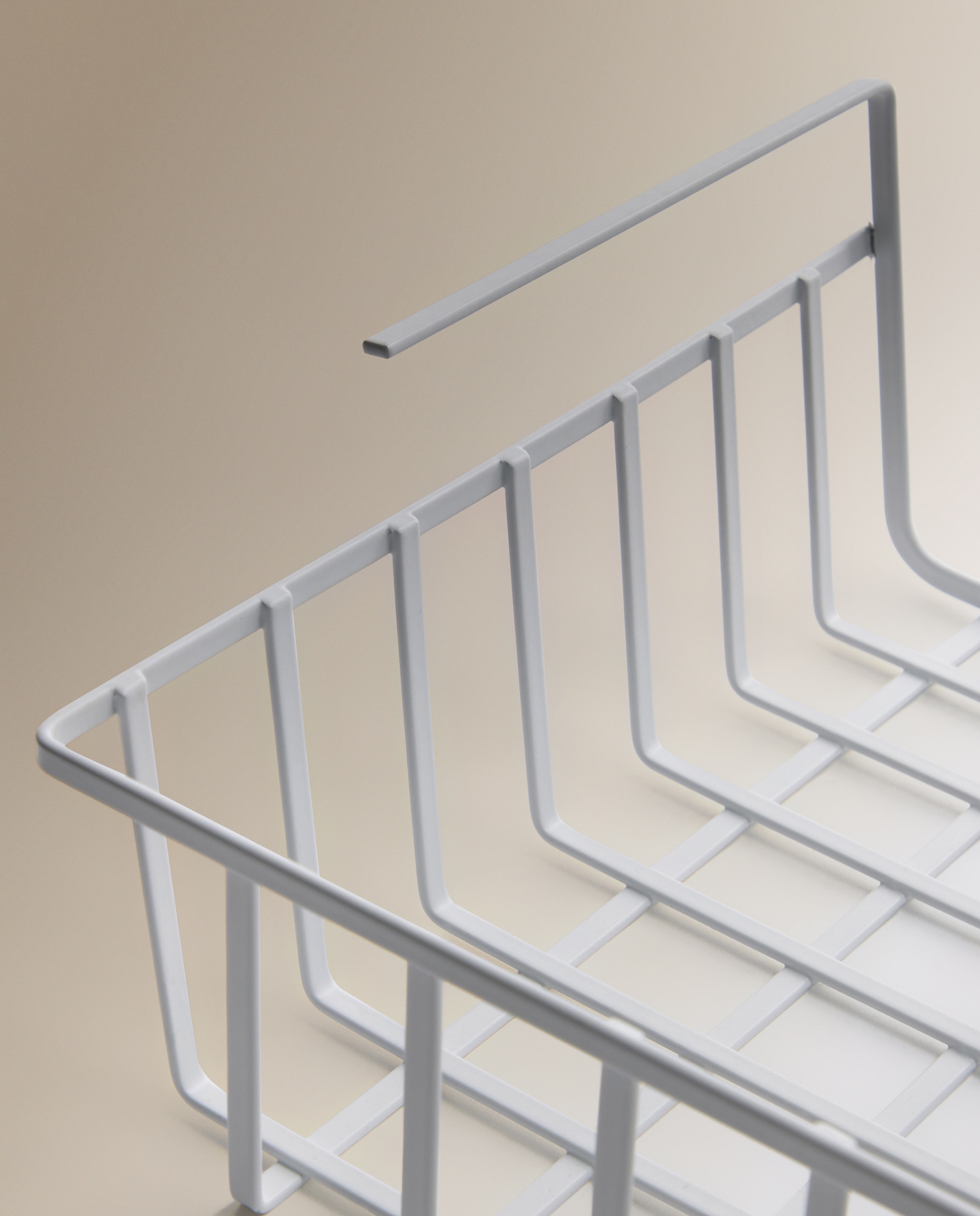 Cesta de Pendurar para a Cozinha Branco-2