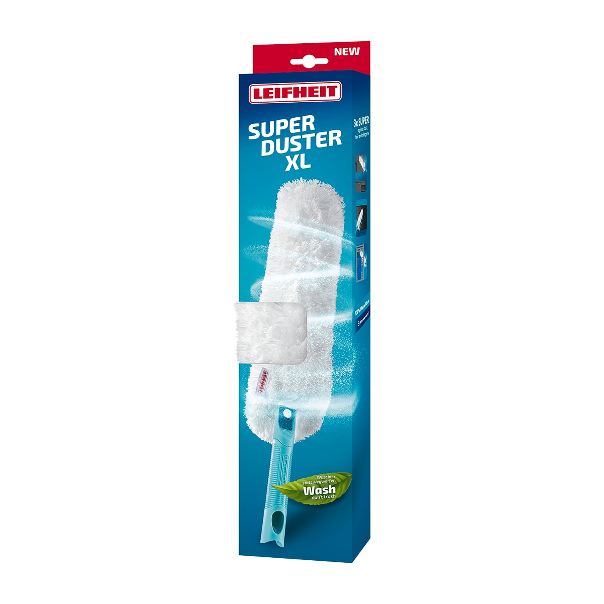 Espanador Reutilizável SUPERDUSTER XL Leifheit Azul-19