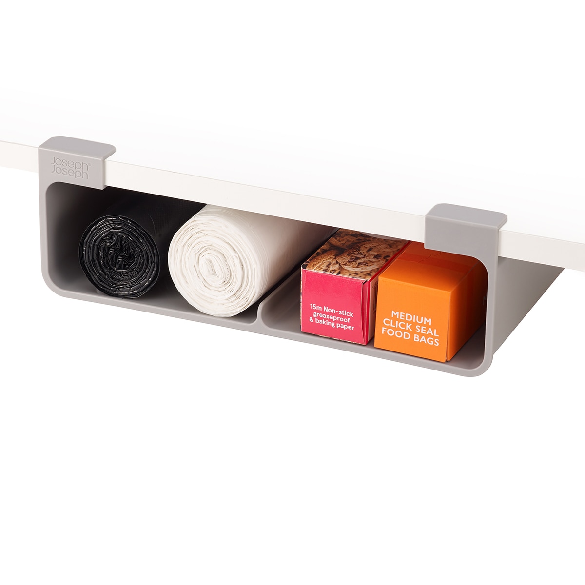 Organizador de Sacos de Cozinha CupboardStore Grande Cinzento-claro-4