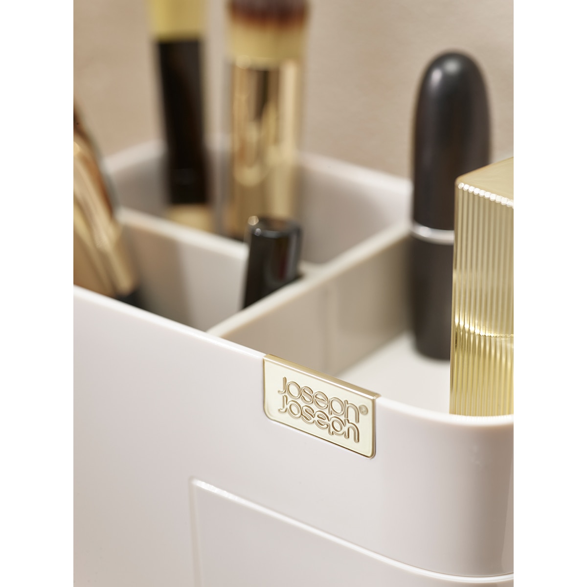 Organizador compacto de cosméticos Branco-7