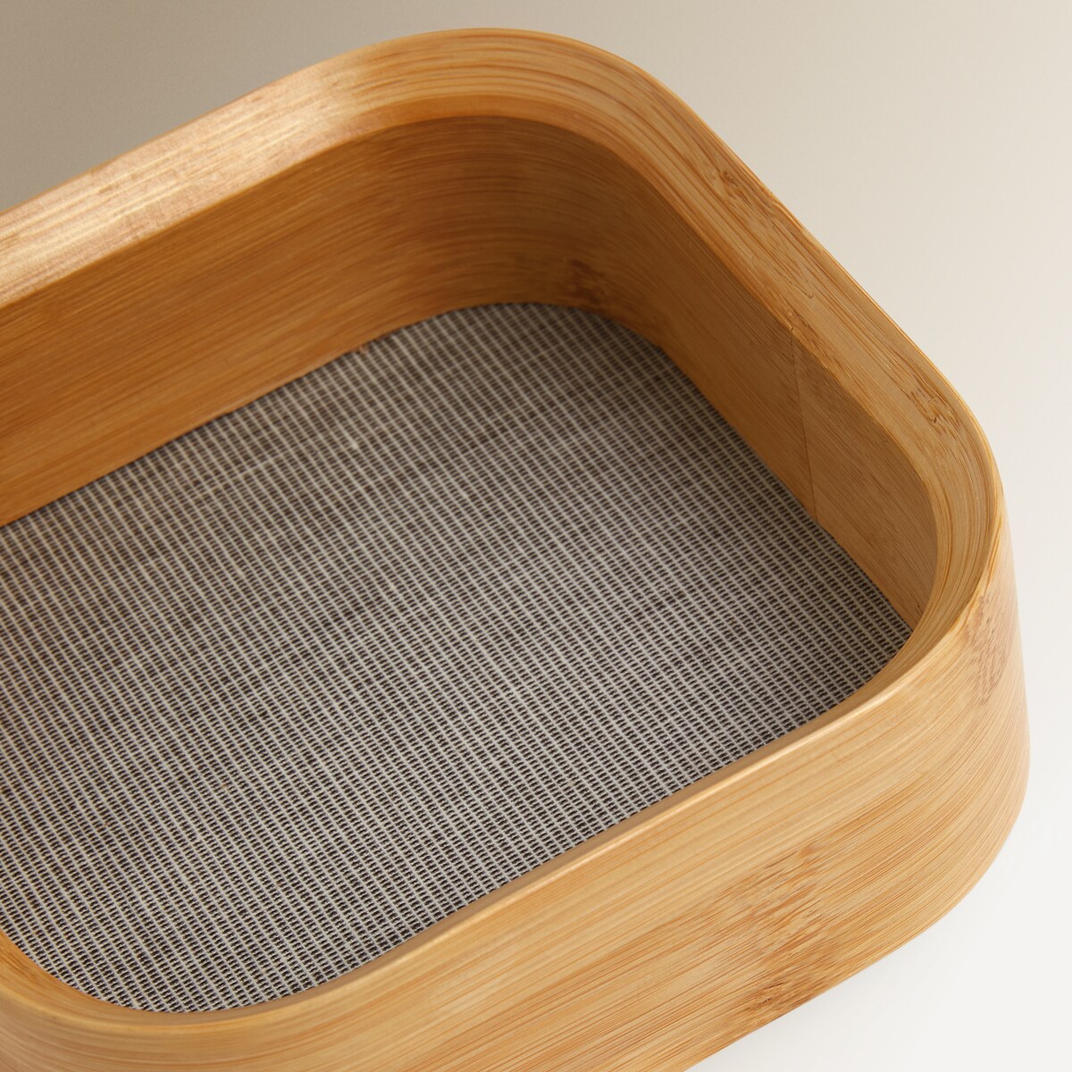 Caixa Organizadora Quadrada de Bambu Room Natural-2