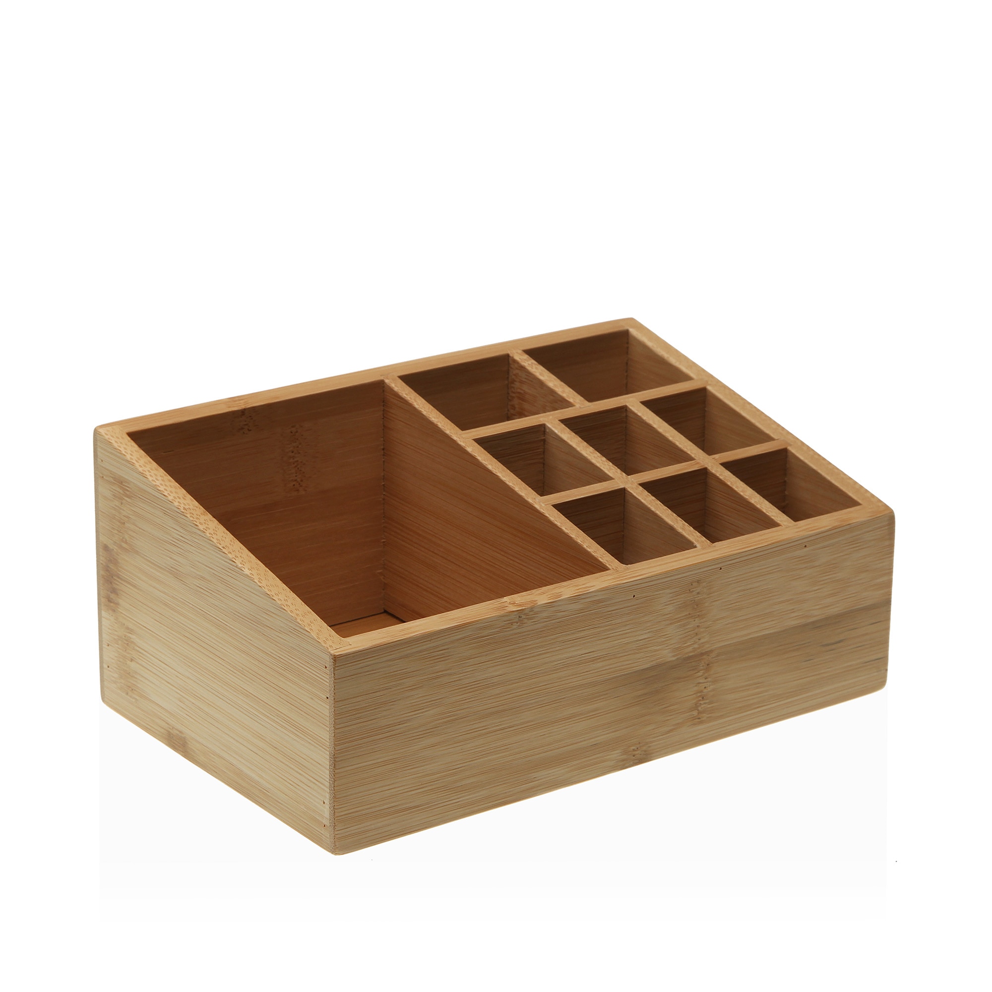Organizador com 9 Compartimentos Bambu Natural-1