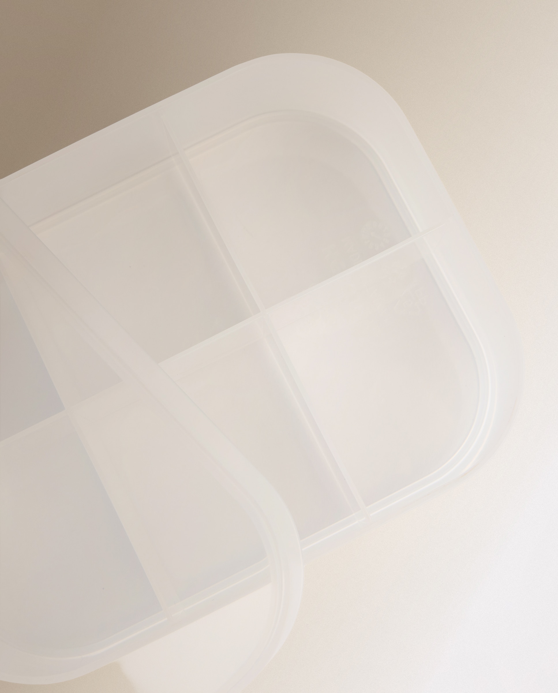 Caixa Organizadora de Casa de Banho com Separador Opac Transparente-3