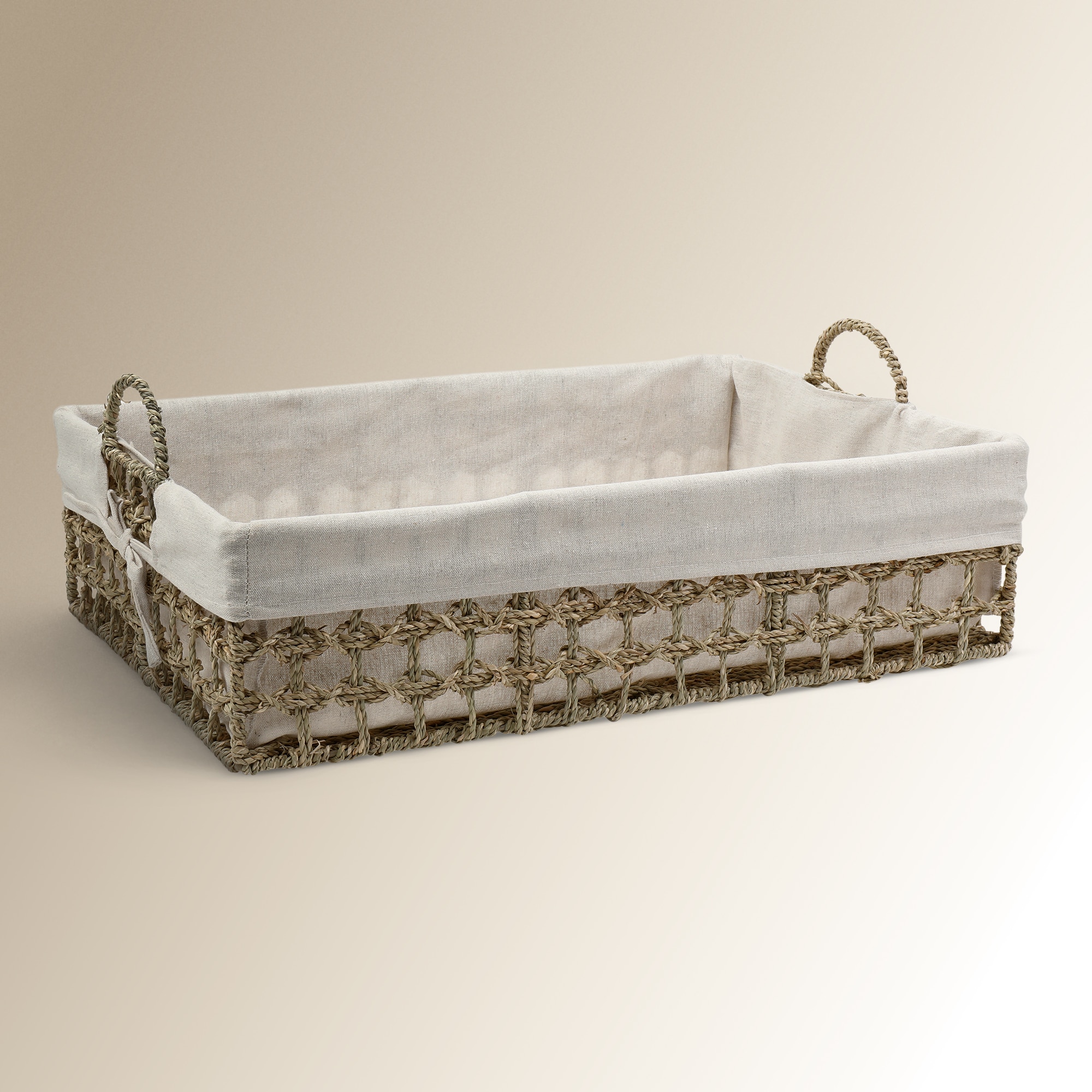 Bandeja para roupa engomada Seagrass Natural-1