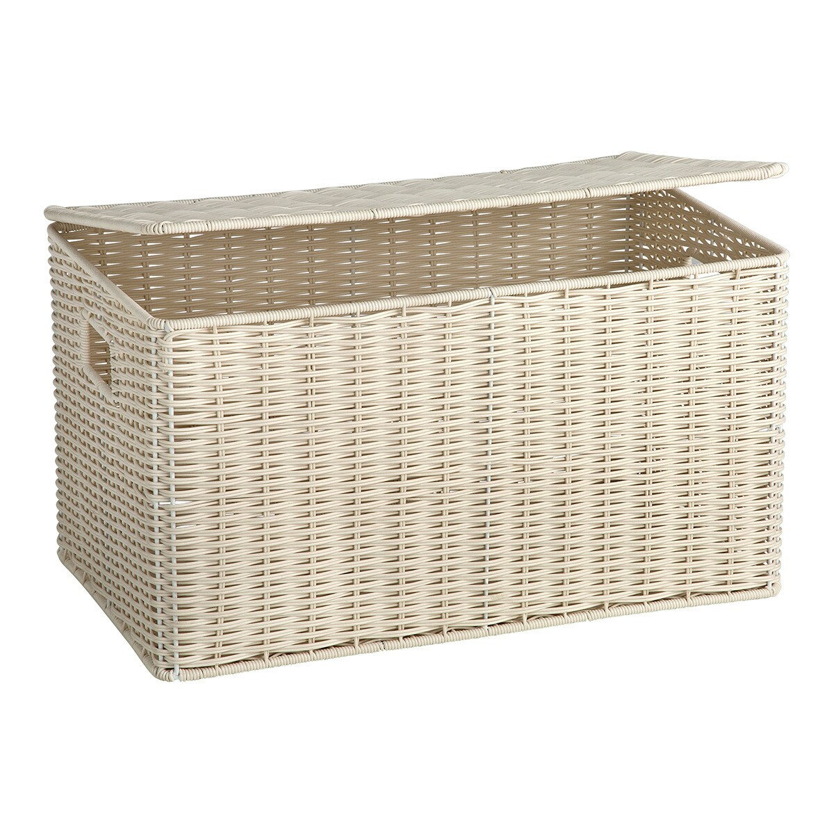 Baú poli-rattan Roll Mini Home - El Corte Inglés Branco-2