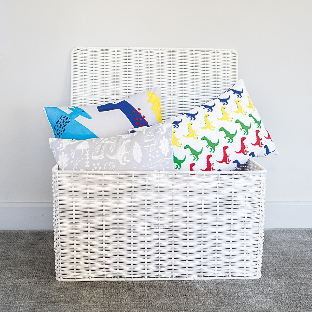 Baú poli-rattan Roll Mini Home - El Corte Inglés Branco-3