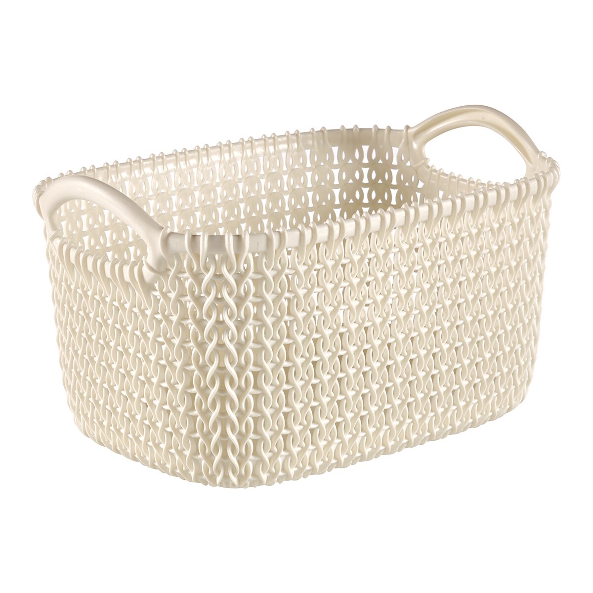 Cesta de Arrumação Knit.. Branco-1