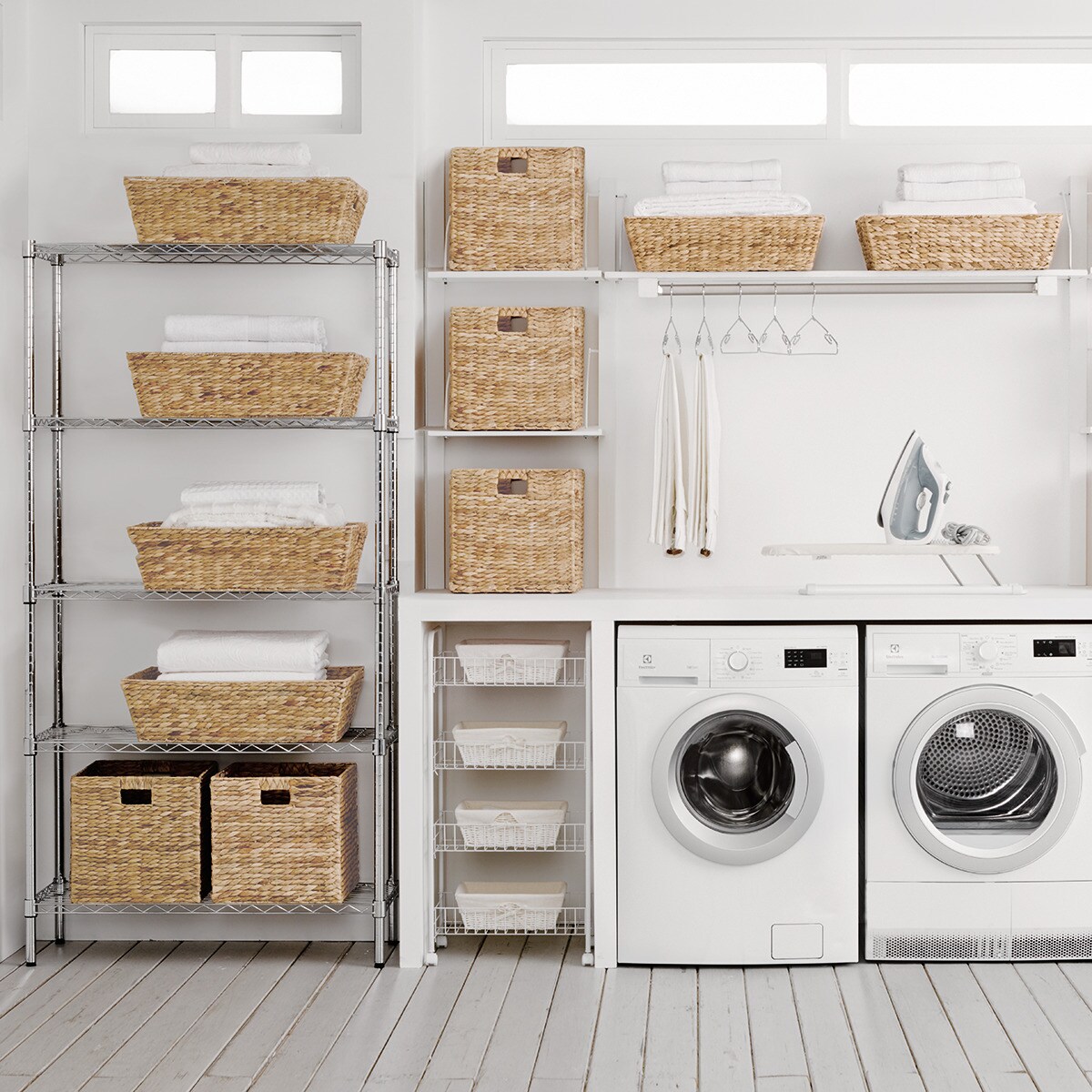 Cesta com duas asas Jacinto-de-água El Corte Inglés Natural-4