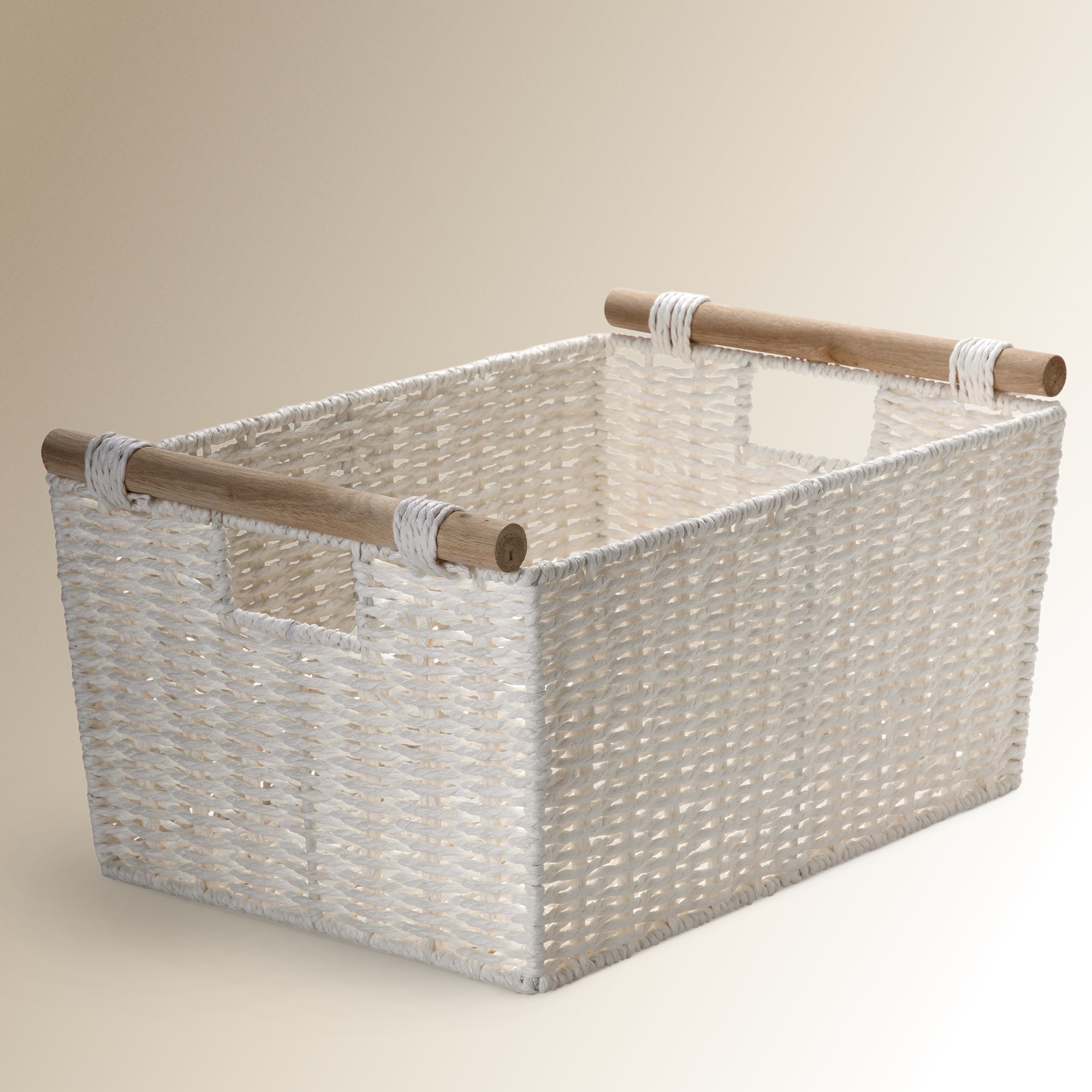 Imagem 0 de Cesta com asas de madeira