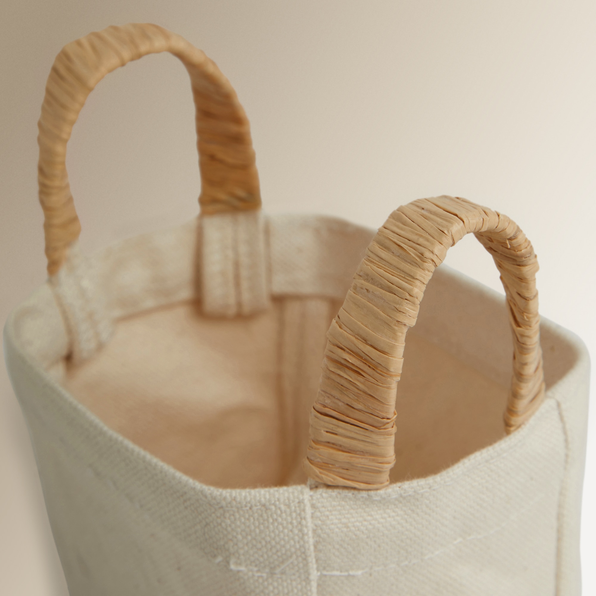 Cestinha de Algodão com Asas Cru-2