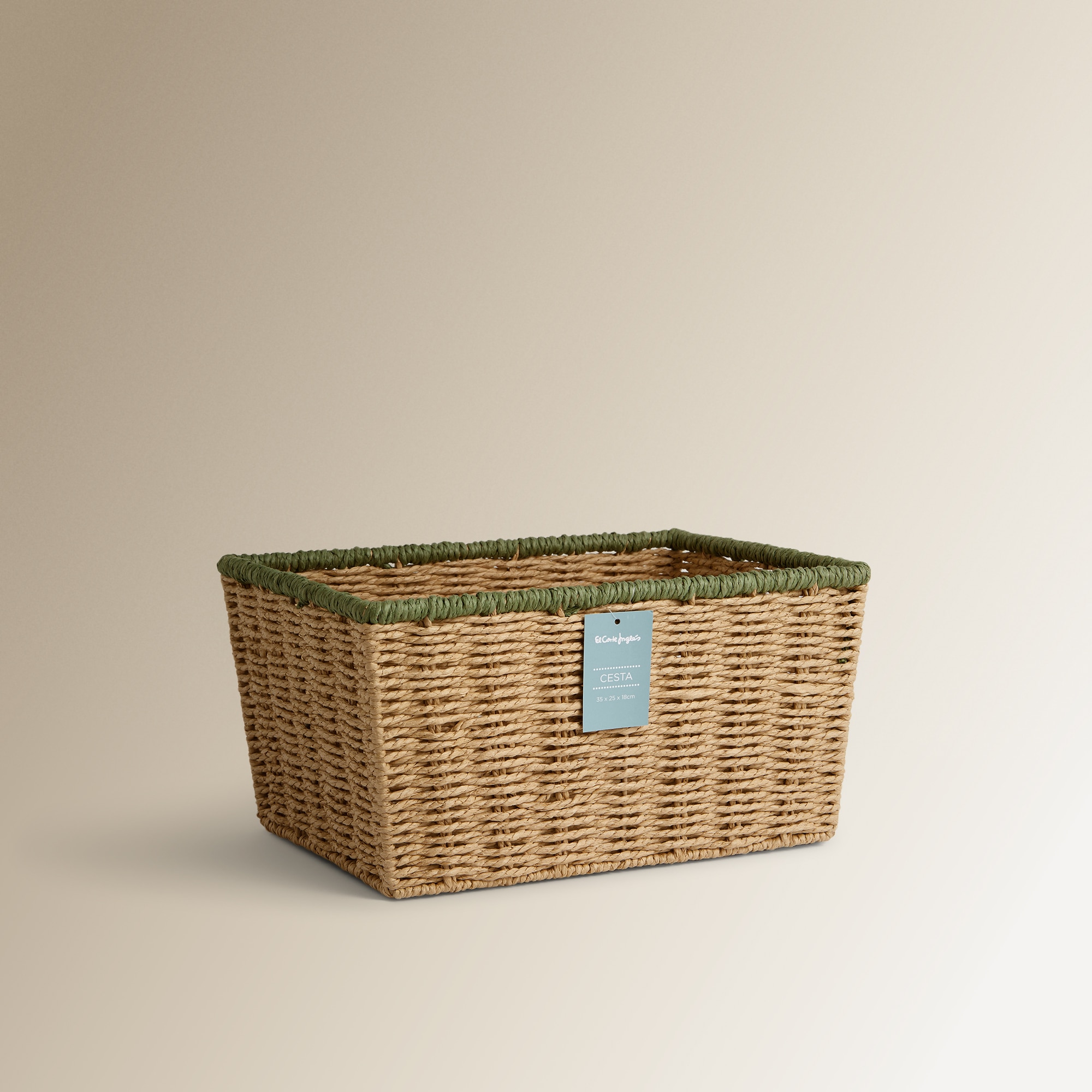 Cesta de Corda de Papel Paper Natural-3