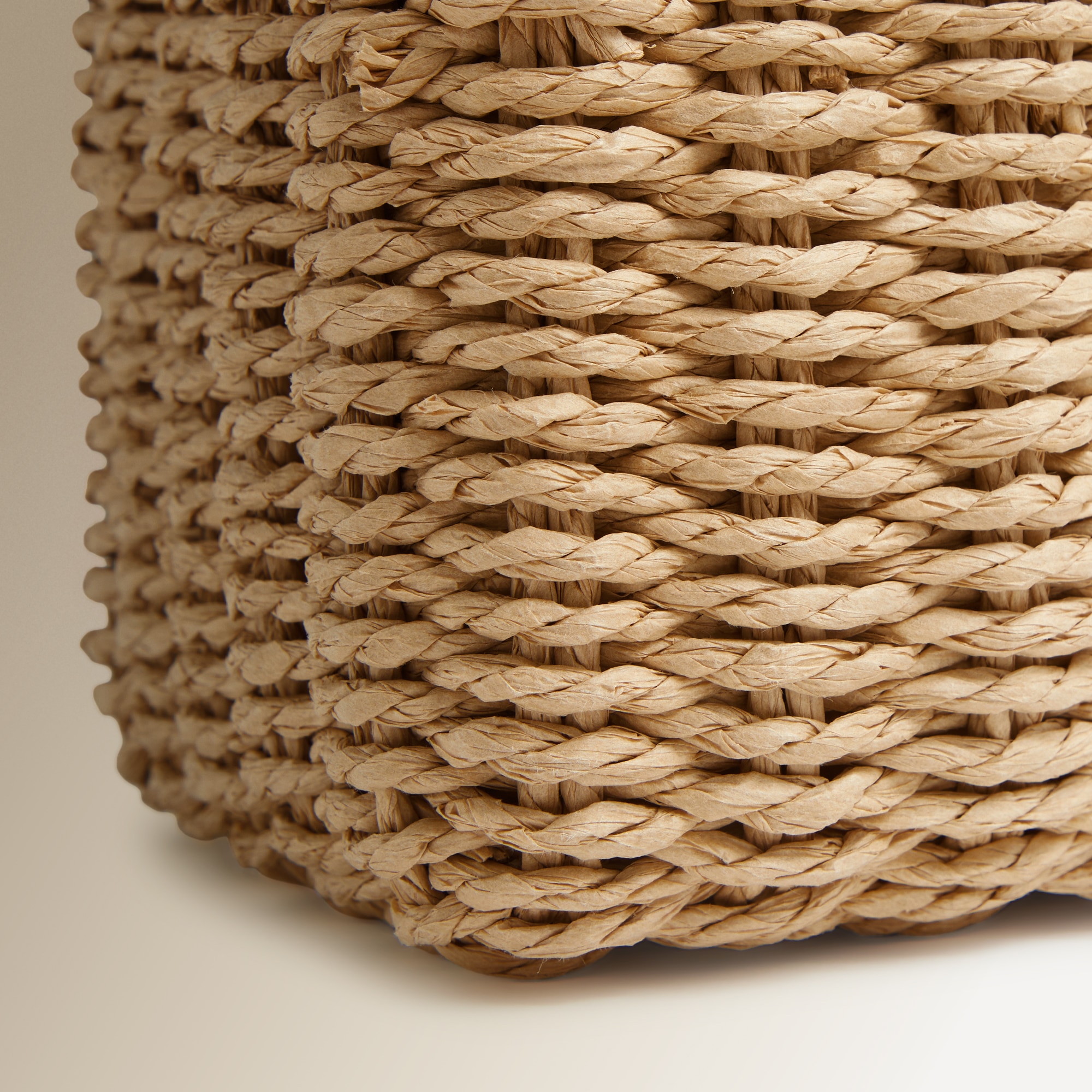 Cesto de Fibra de Papel Natural-3